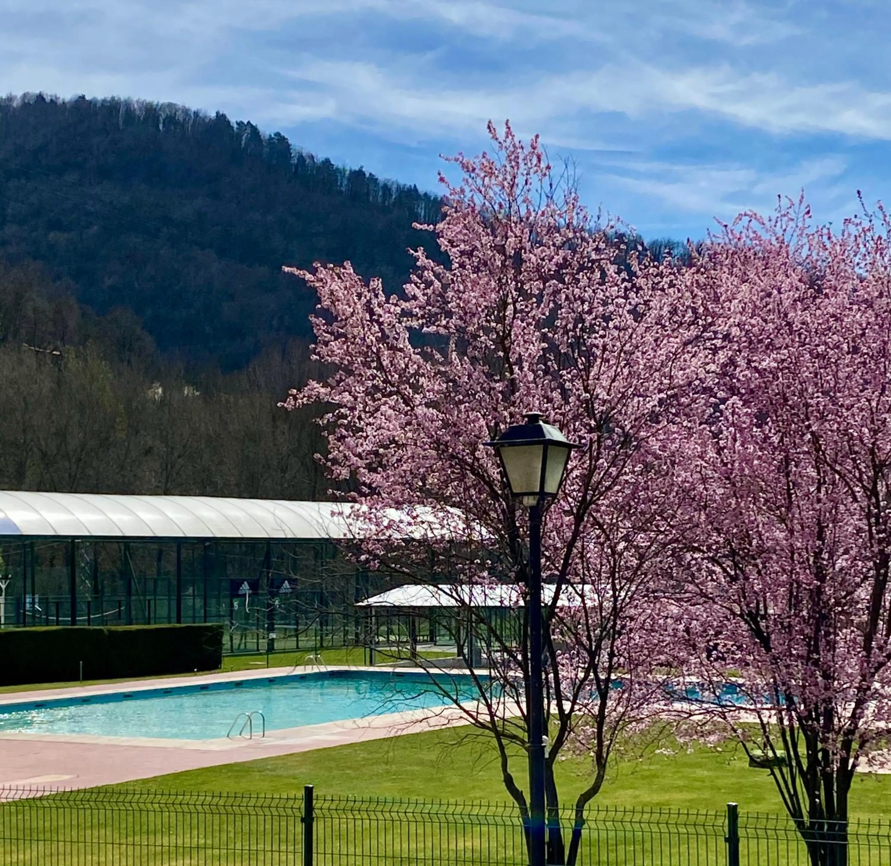 Swimming pool in Hotel Solana del Ter