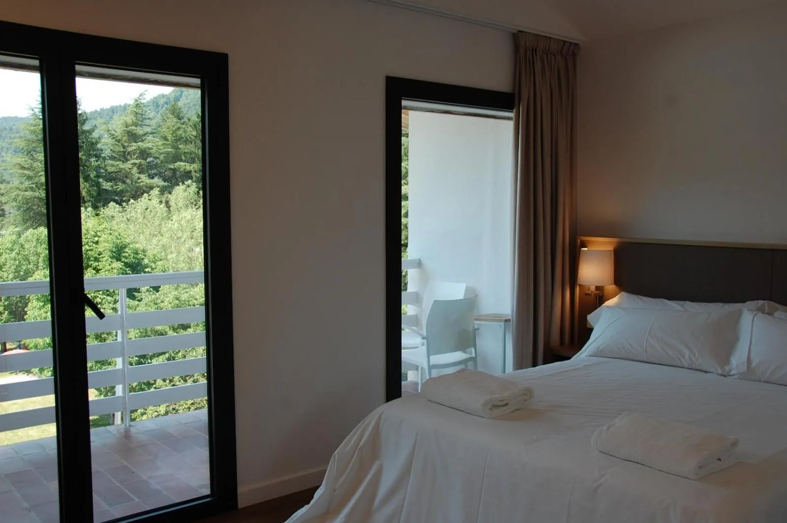 Bed in Hotel Solana del Ter