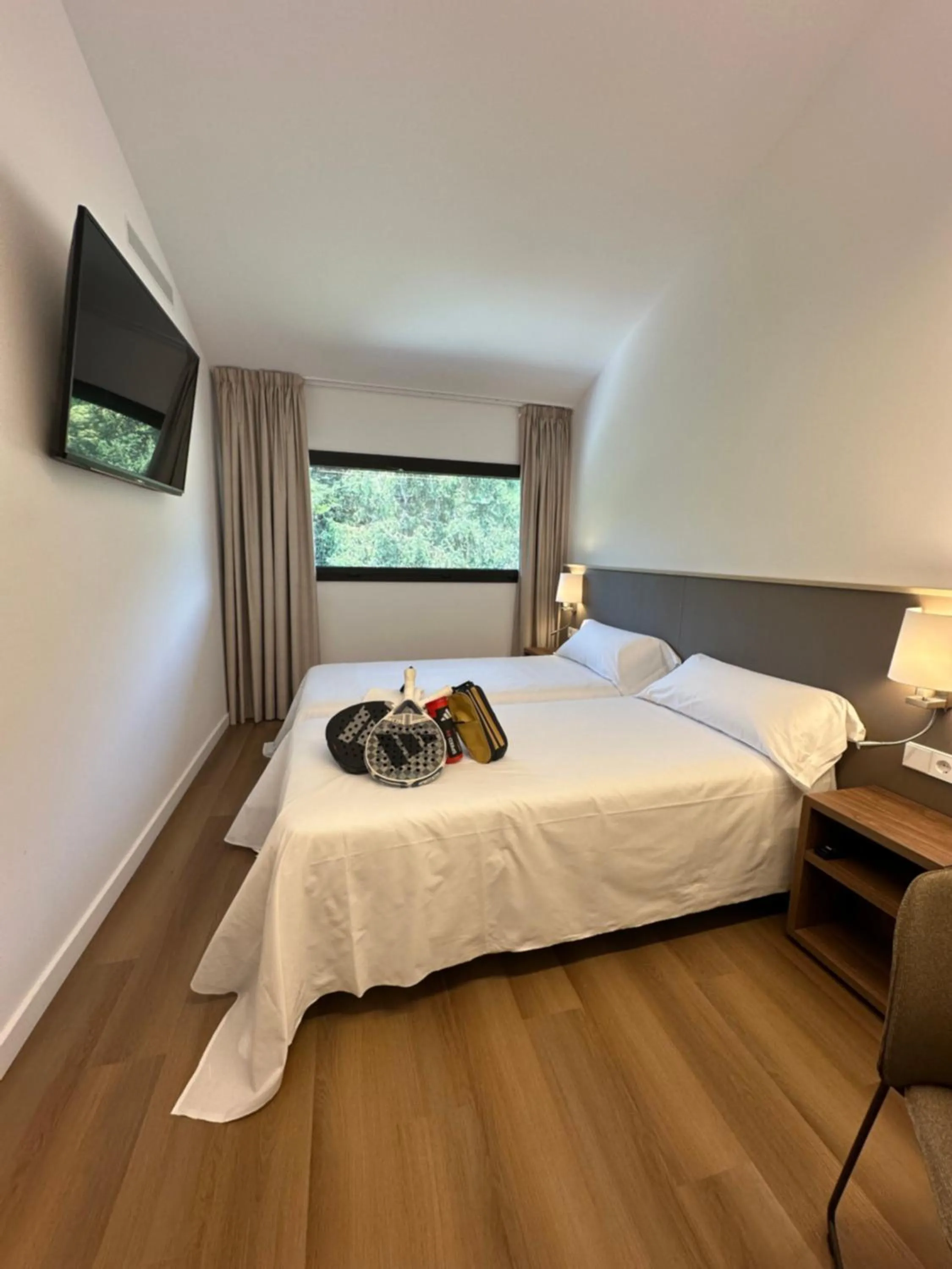 Bed in Hotel Solana del Ter