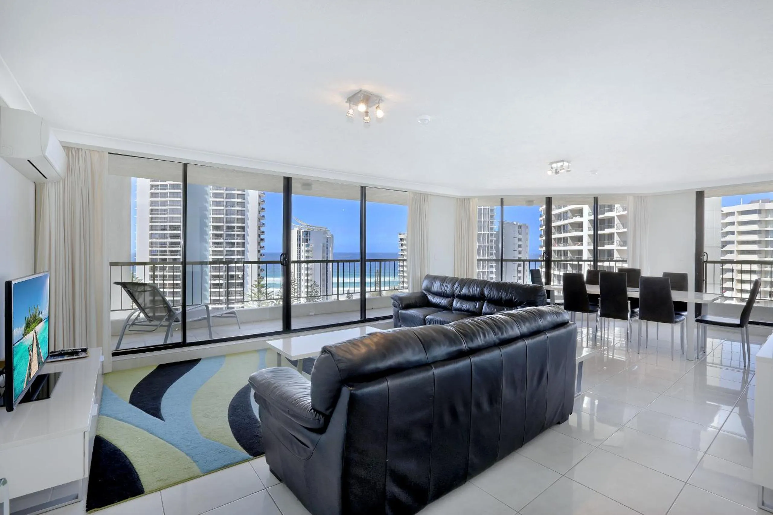 Living room in Genesis Apartments by Gold Coast Premium