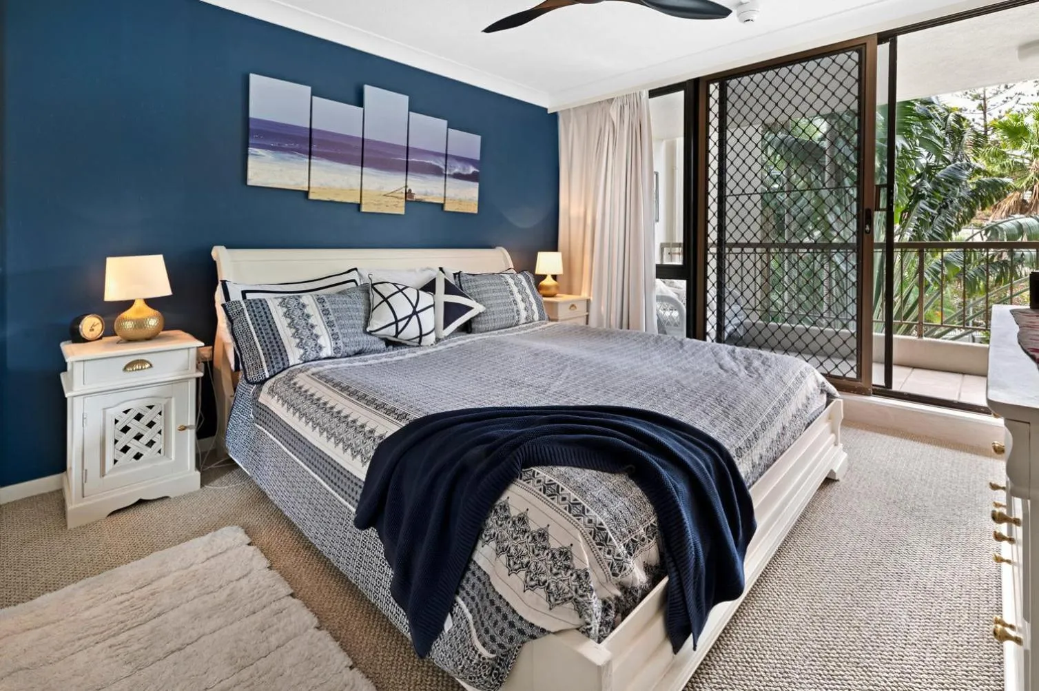 Bed in Genesis Apartments by Gold Coast Premium