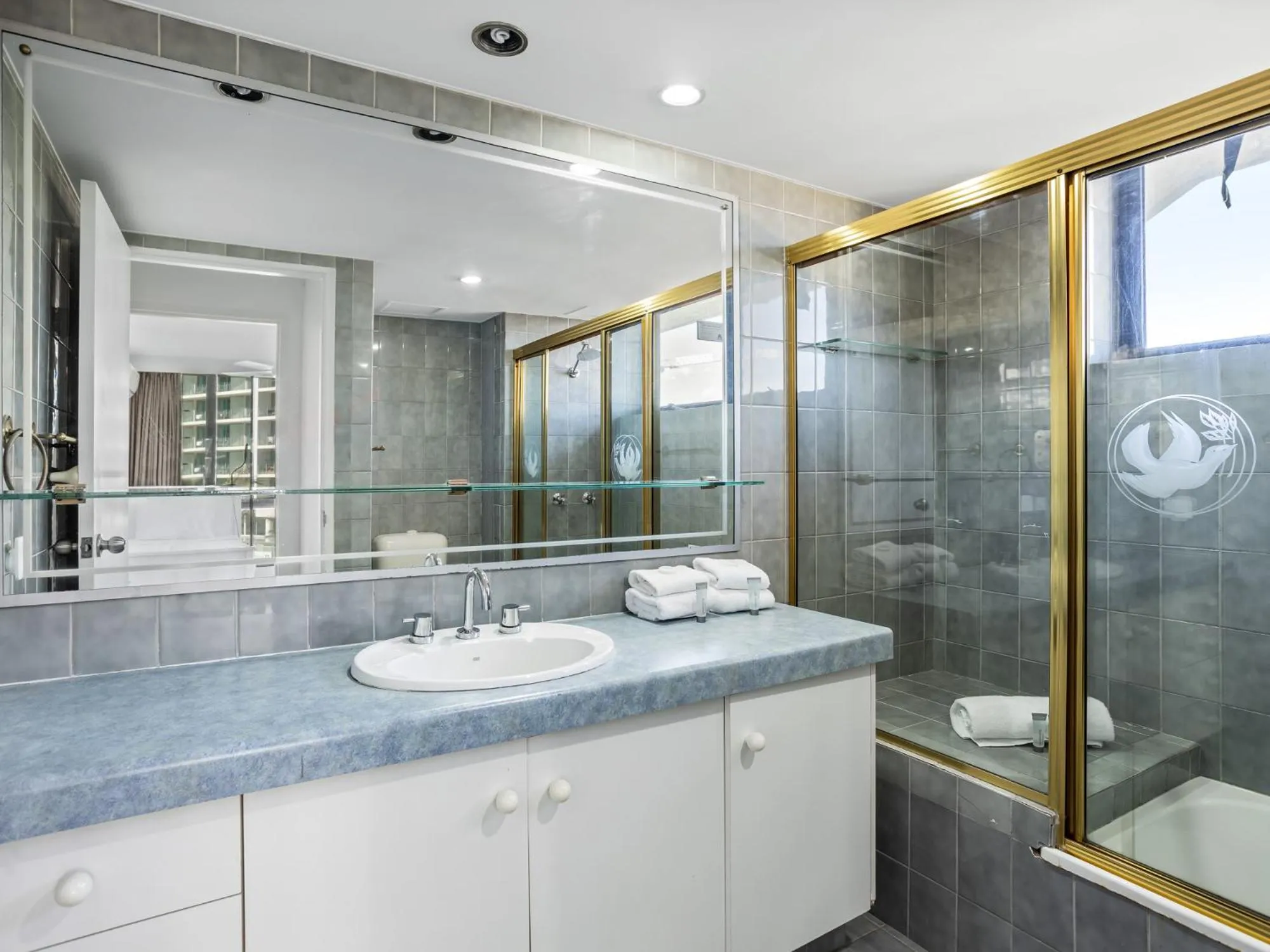 Shower in Genesis Apartments by Gold Coast Premium
