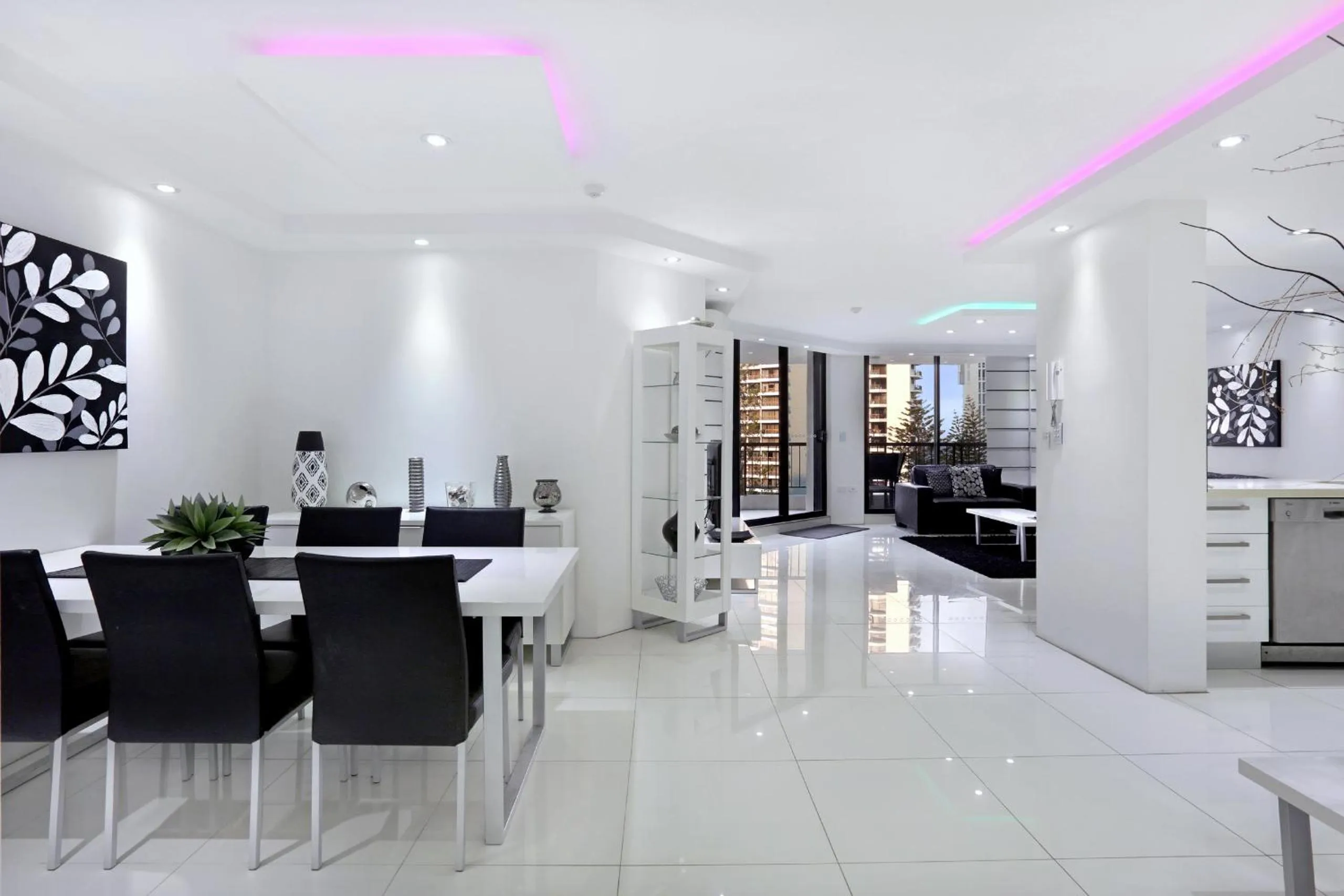 Kitchen or kitchenette in Genesis Apartments by Gold Coast Premium