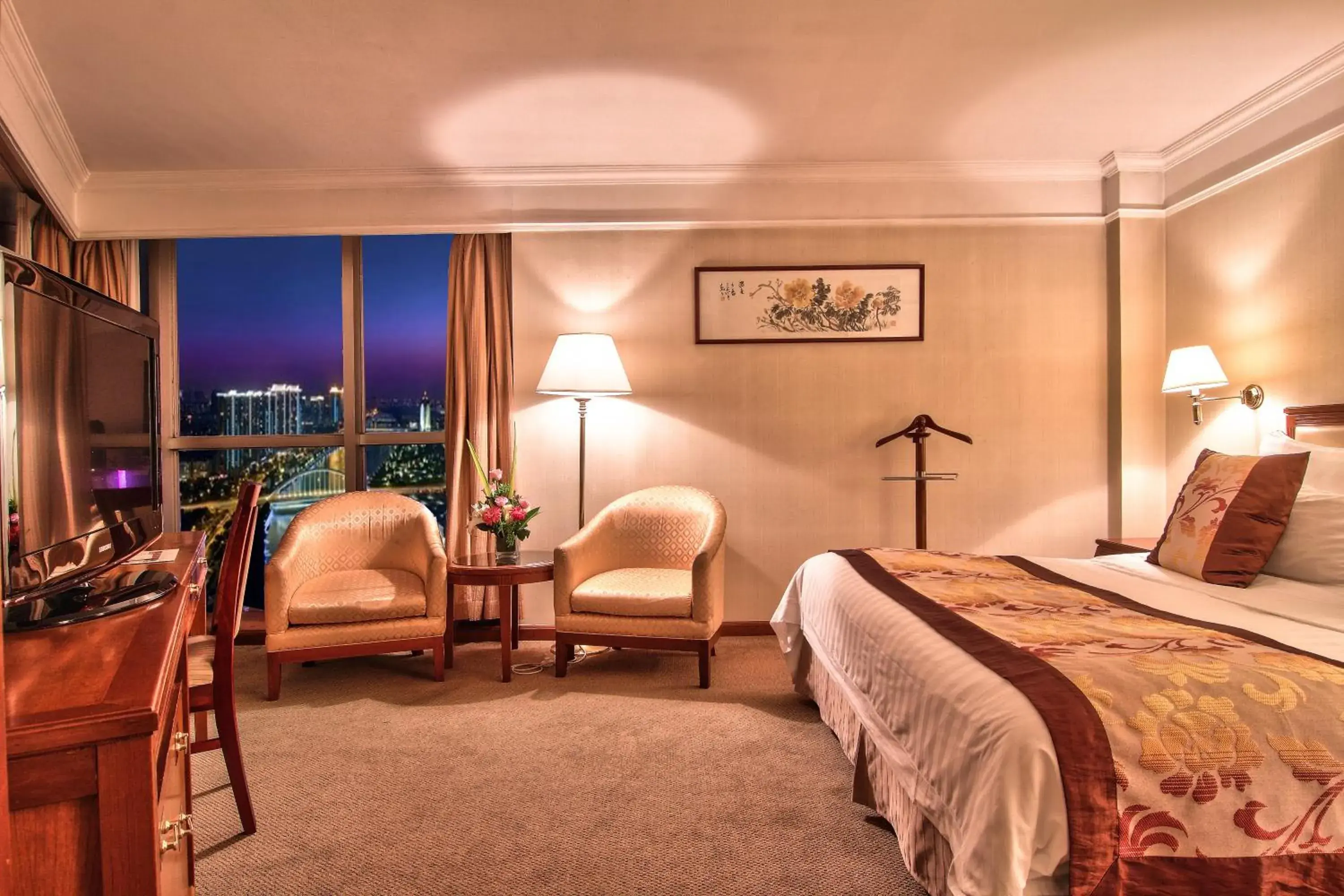 Standard Double Room with River View in Citic Ningbo International Hotel Standard Double Room with River View in Citic Ningbo International Hotel