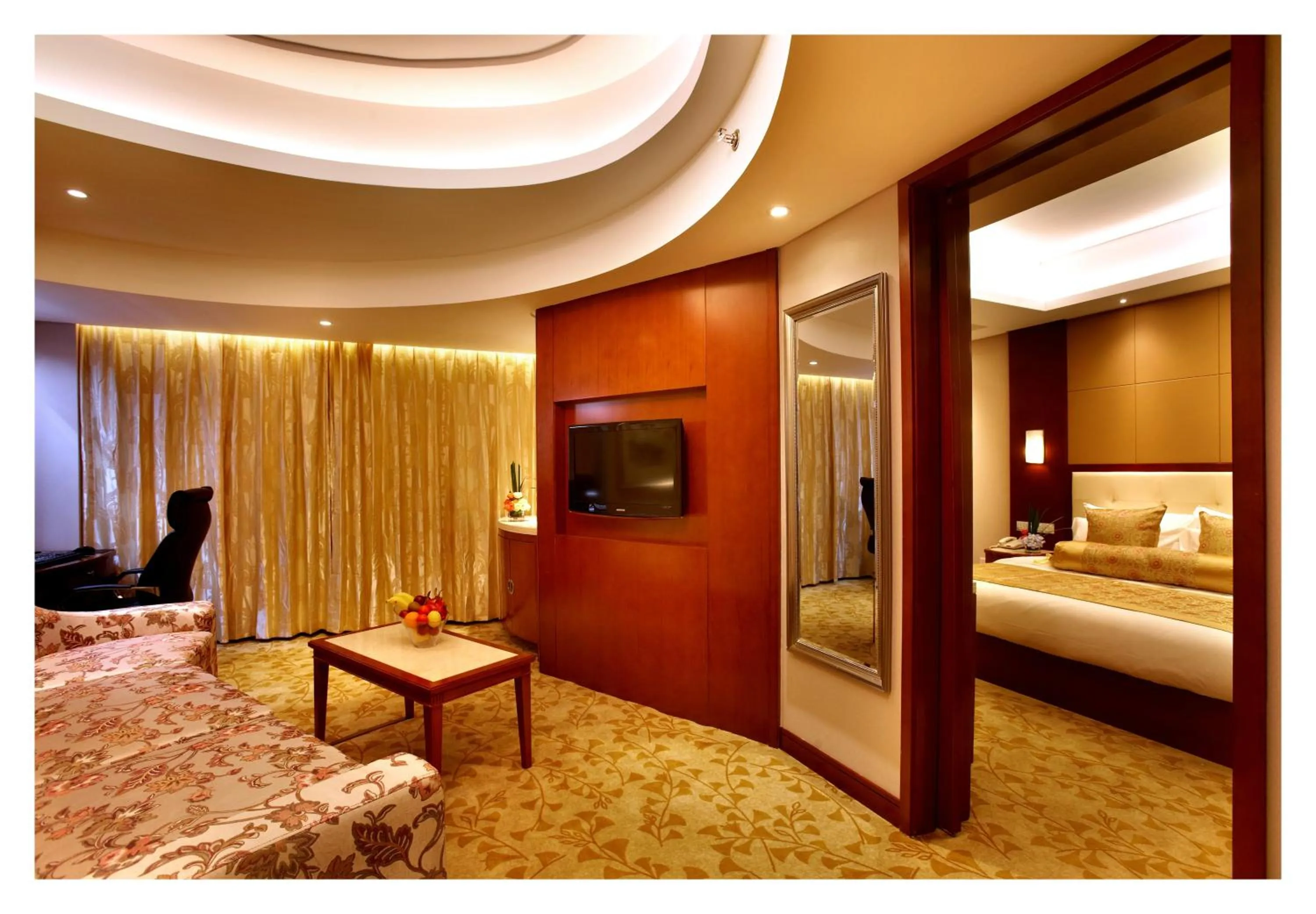 Photo of the whole room, Bed in Citic Ningbo International Hotel
