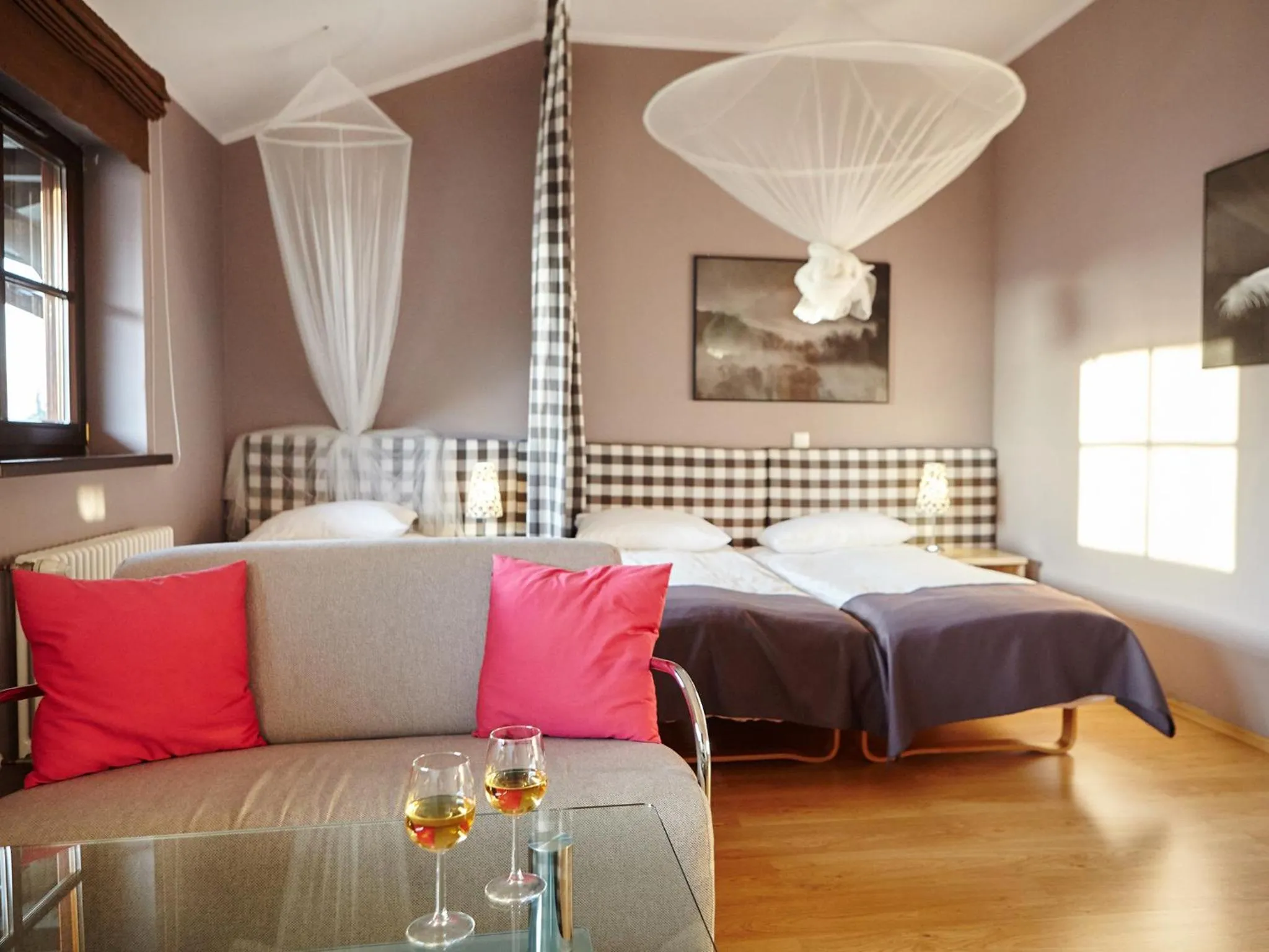 Photo of the whole room, Bed in Pensjonat Pod Jemiołą