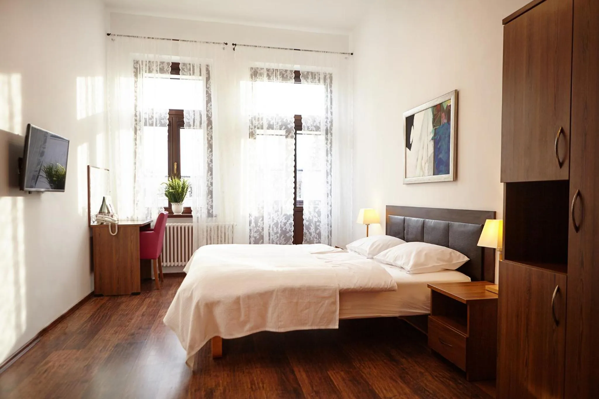 Photo of the whole room, Bed in Pensjonat Pod Jemiołą