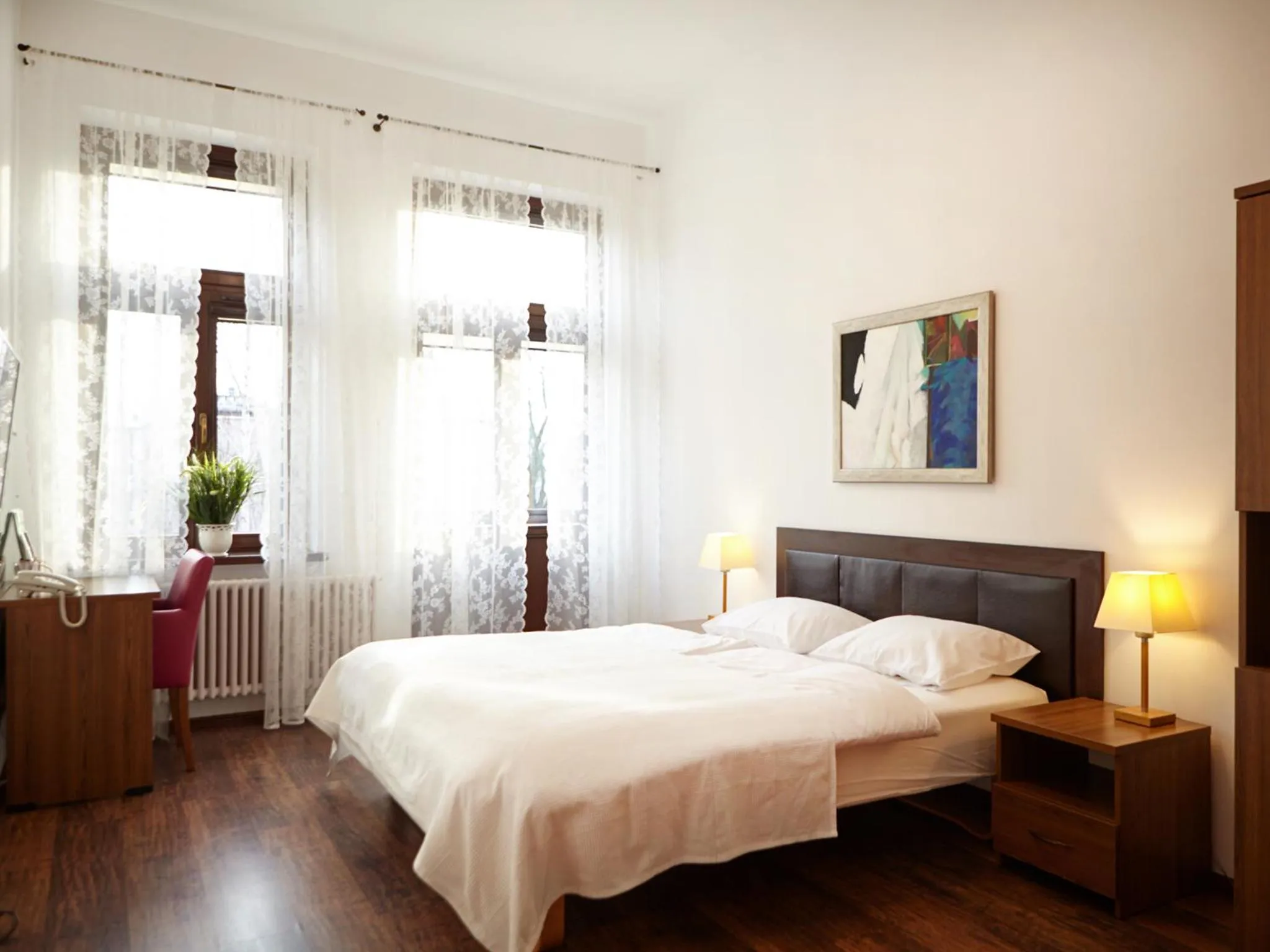 Bed in Pensjonat Pod Jemiołą