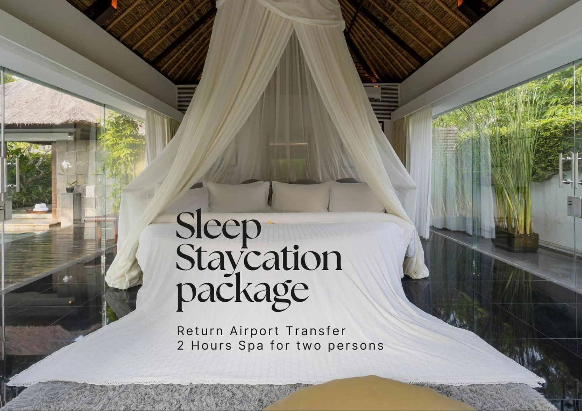 Bed in Kayumanis Nusa Dua Private Villa & Spa