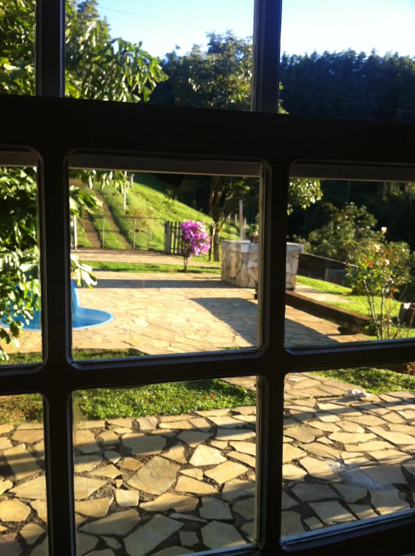 Garden view in Pousada Sitio Barreirinha