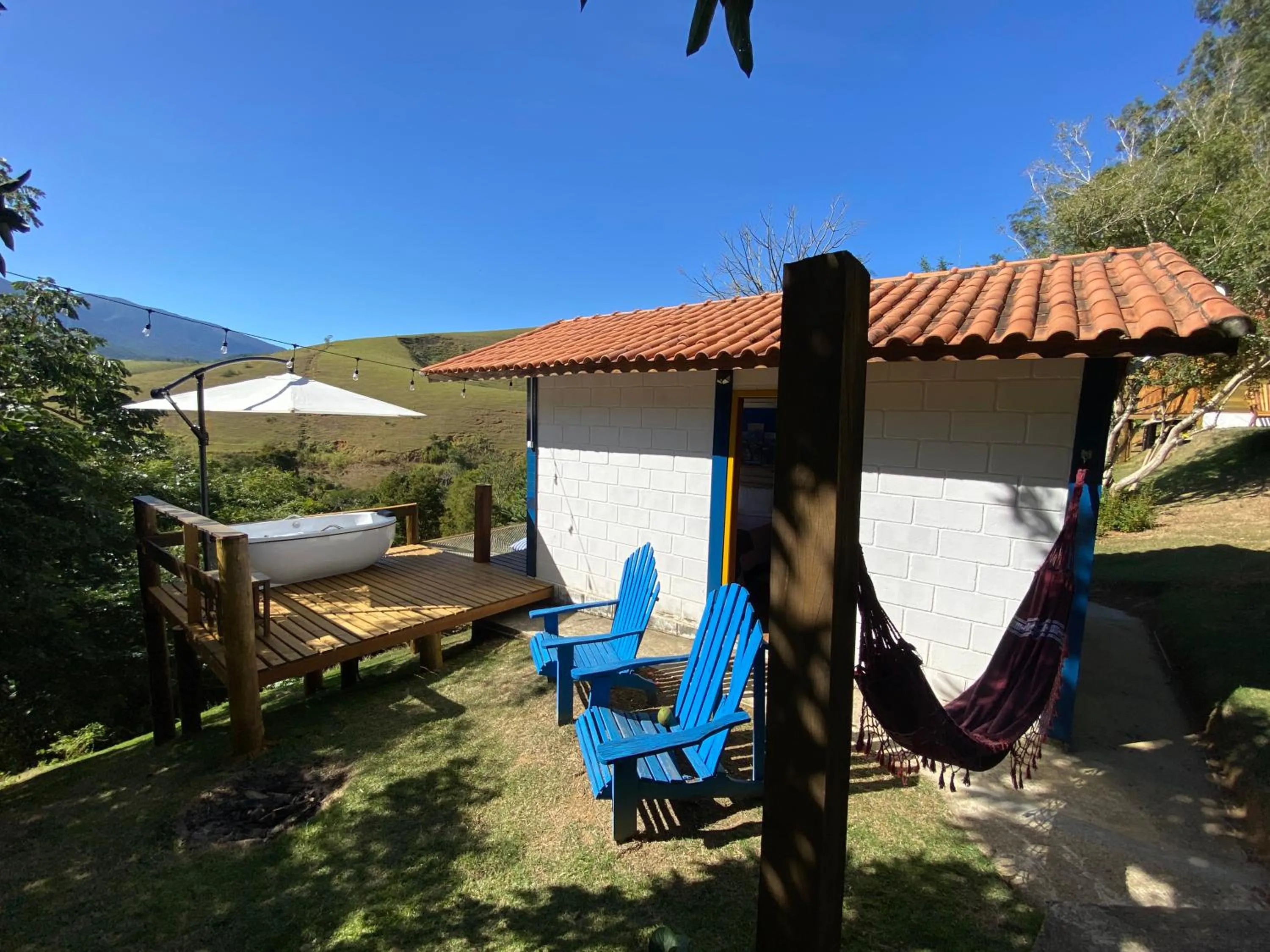 Garden view in Pousada Sitio Barreirinha
