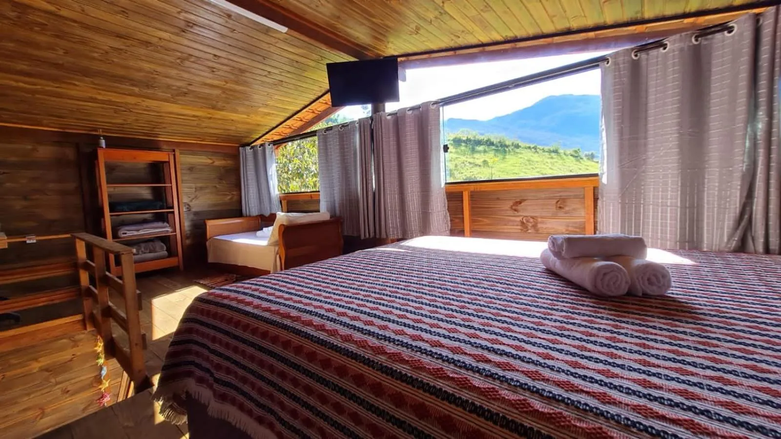 Bed in Pousada Sitio Barreirinha