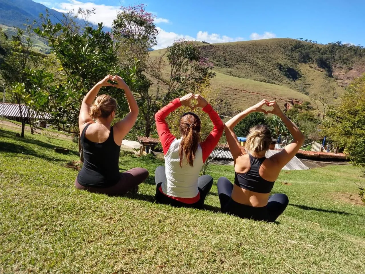 group of guests in Pousada Sitio Barreirinha