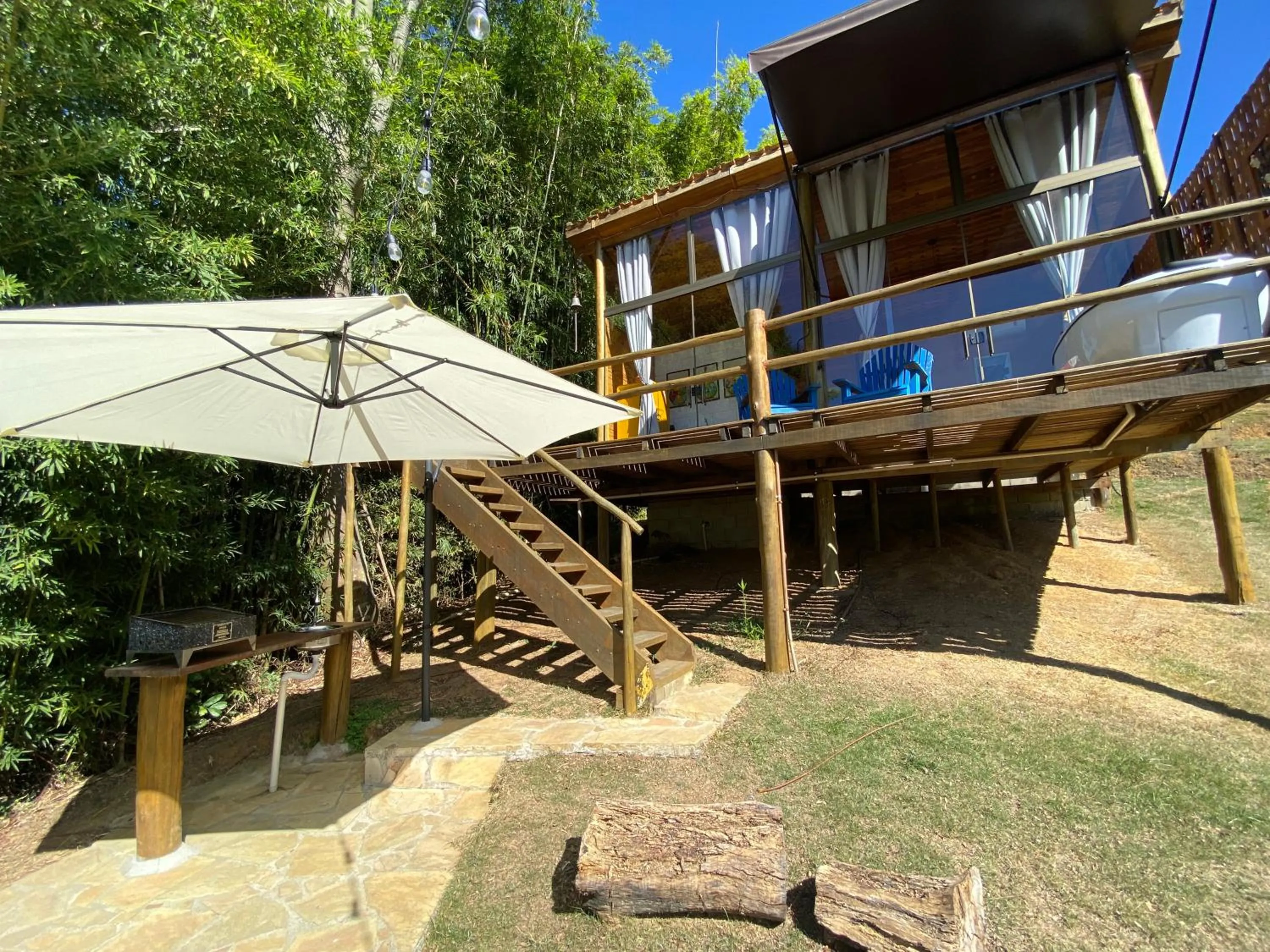 Garden view in Pousada Sitio Barreirinha