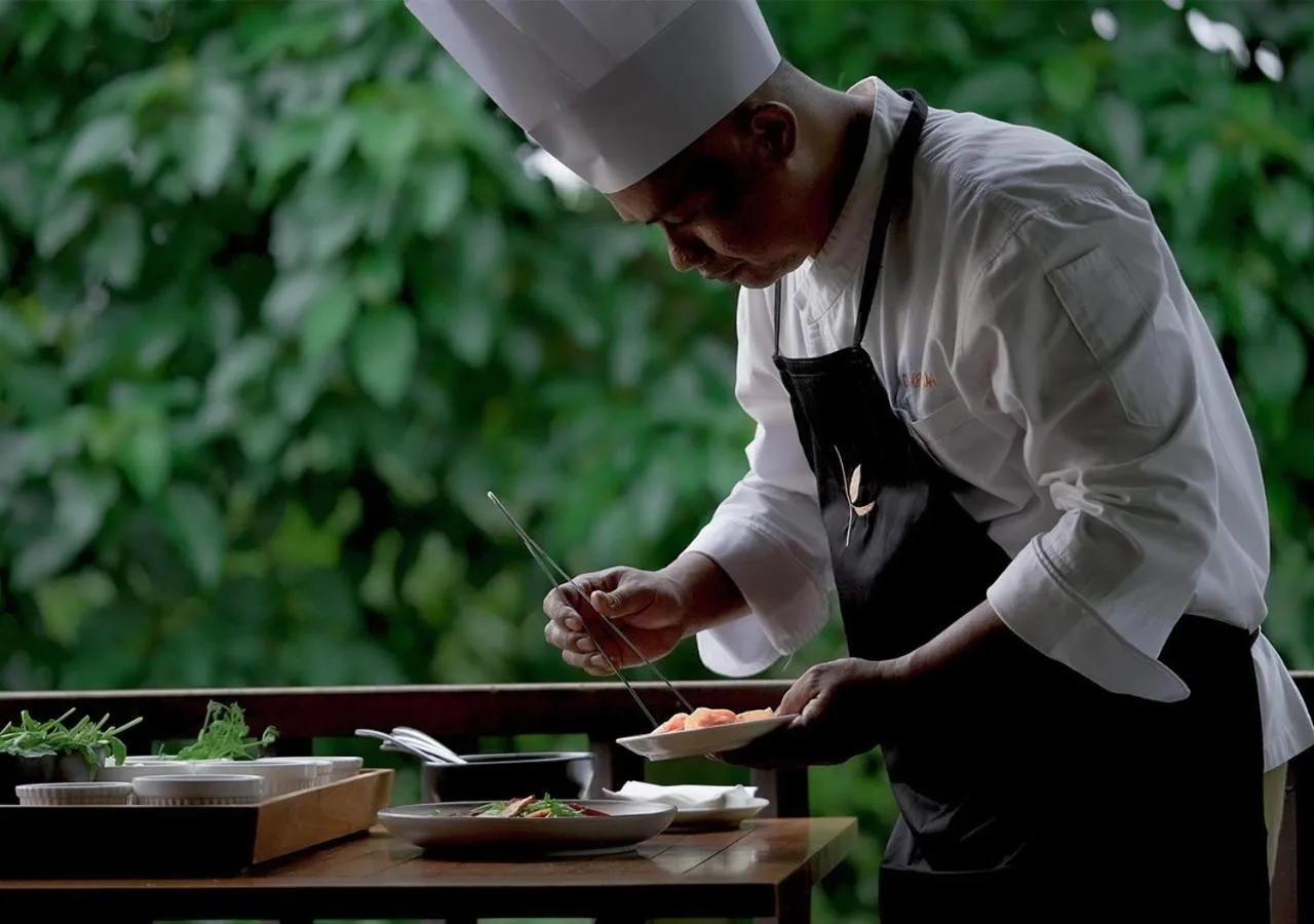 Restaurant/places to eat in Kayumanis Ubud Private Villas & Spa