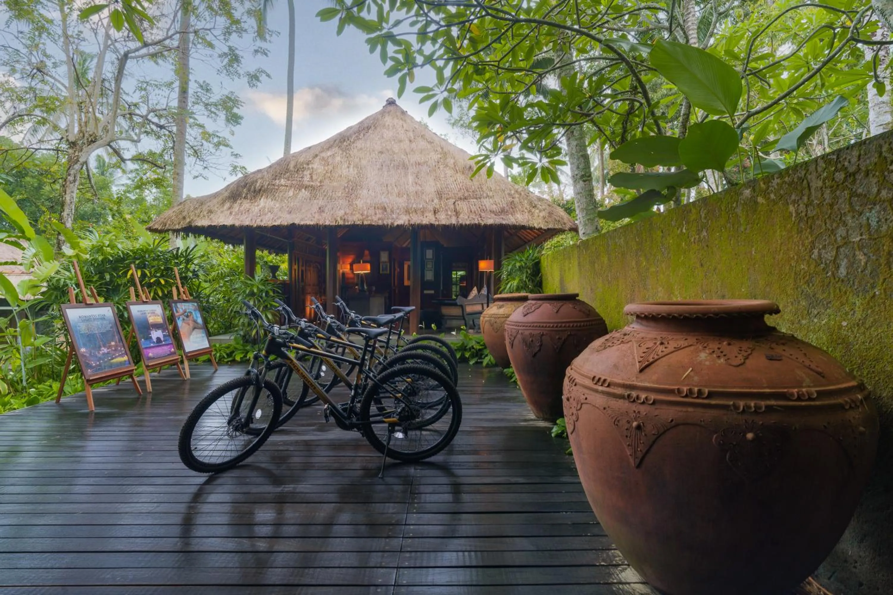 Cycling in Kayumanis Ubud Private Villas & Spa