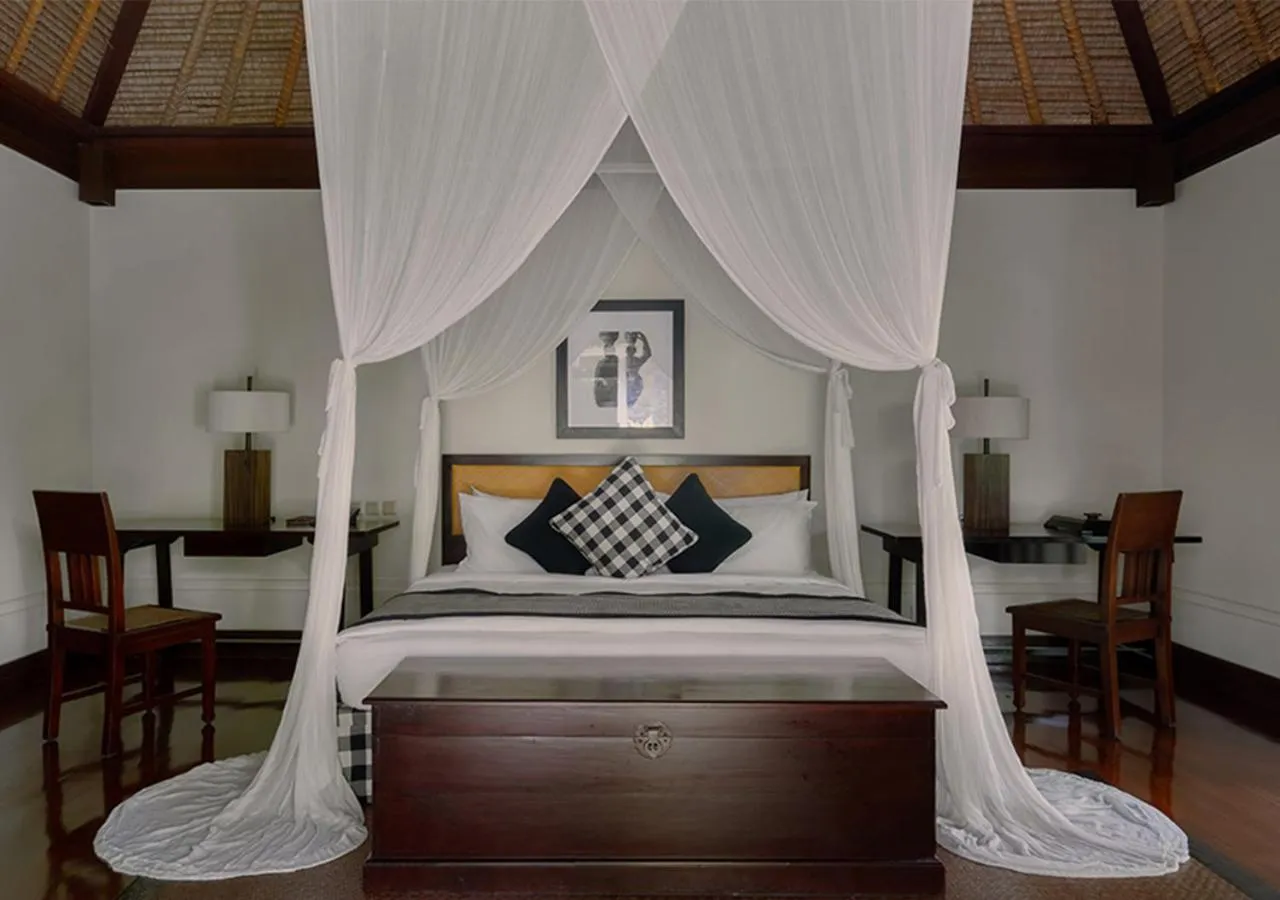Bed in Kayumanis Ubud Private Villas & Spa