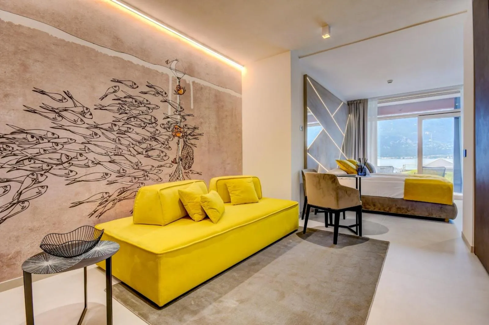 Living room in Hotel Du Lac