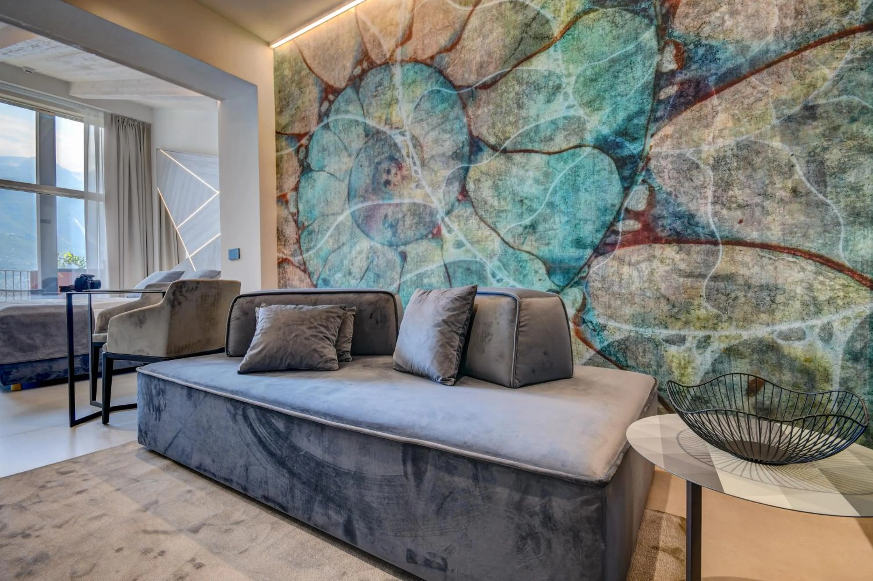 Decorative detail in Hotel Du Lac