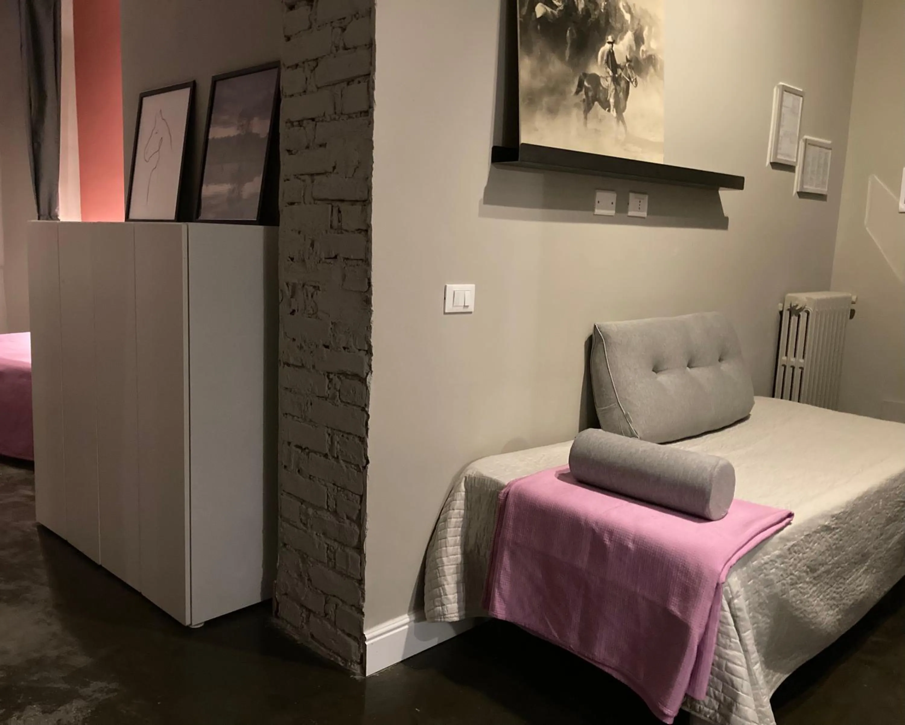 Bed in Hotel Calypso