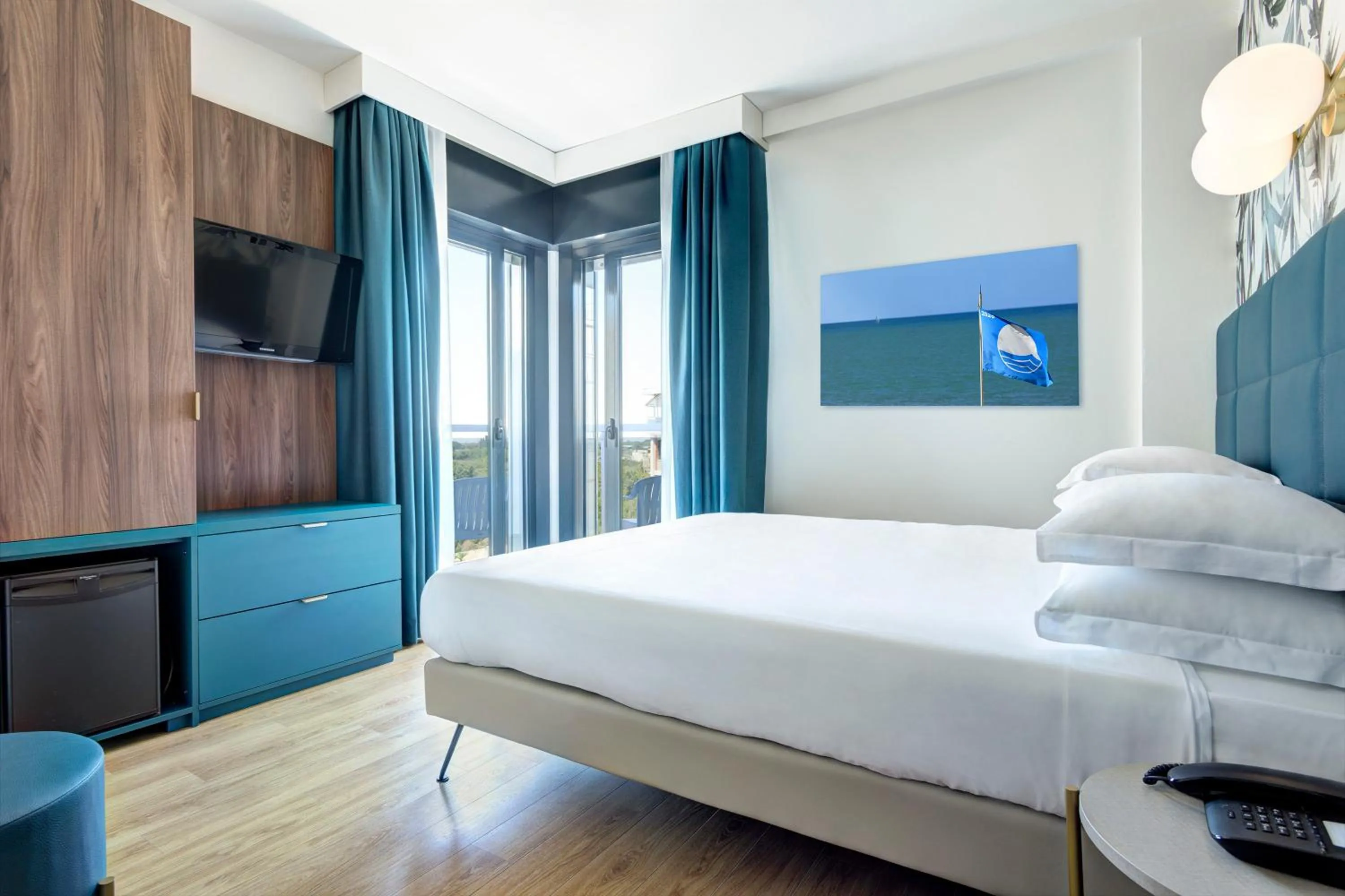 Bedroom, Bed in Hotel Byron Bellavista