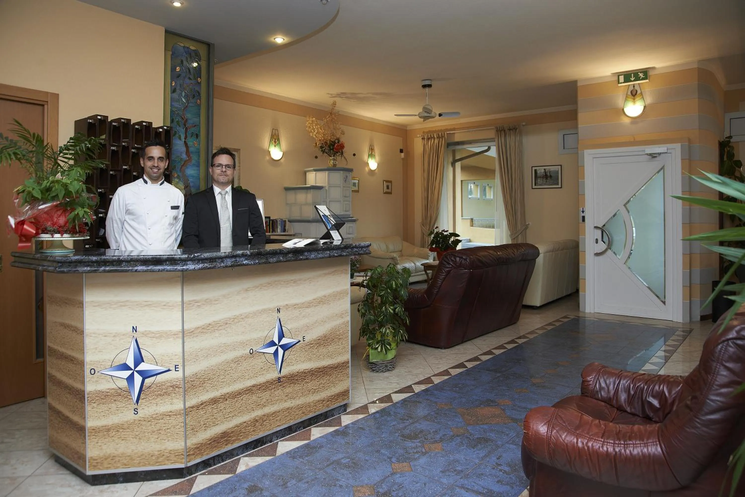 Lobby or reception in Hotel La Bussola