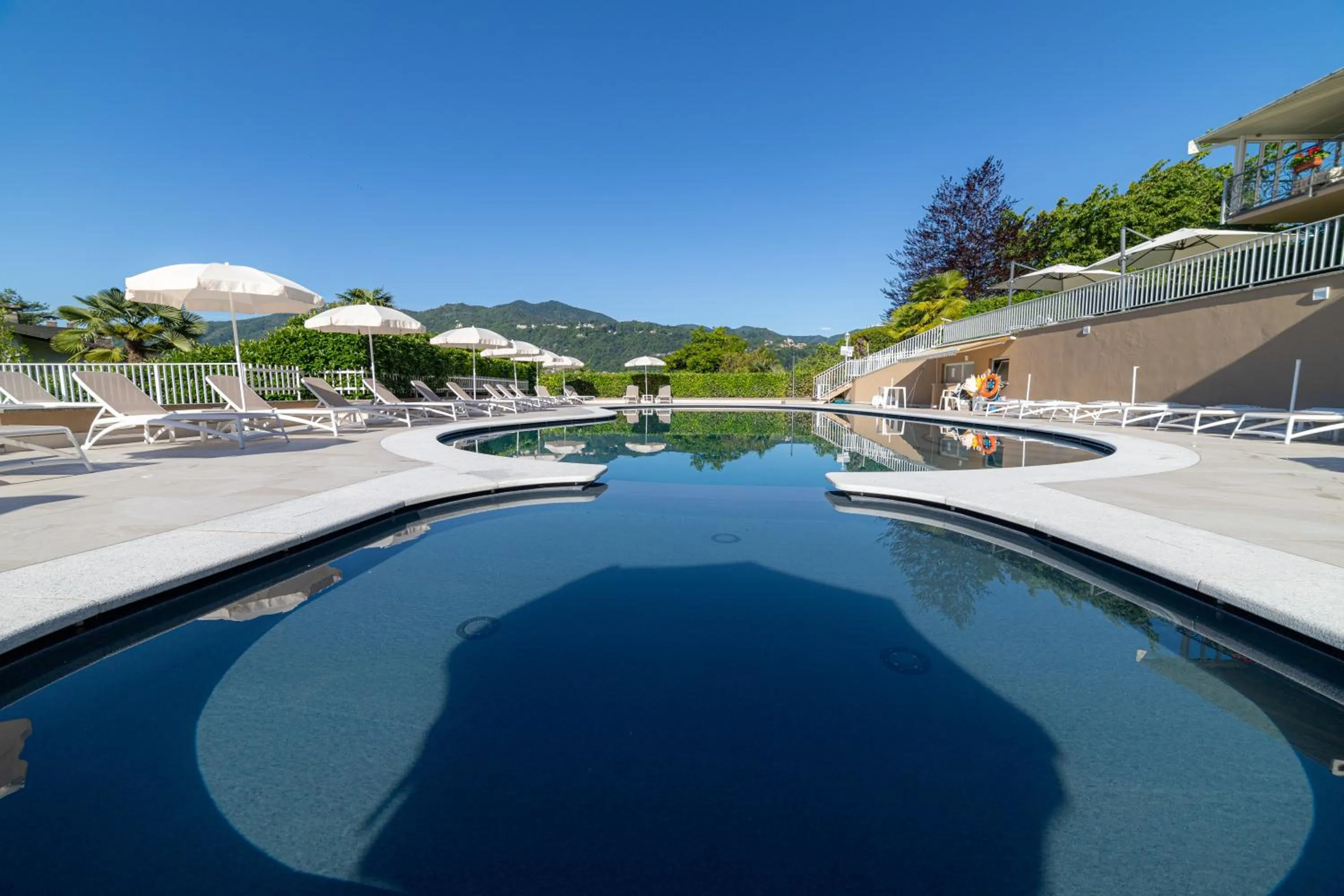 Swimming pool in Hotel La Bussola