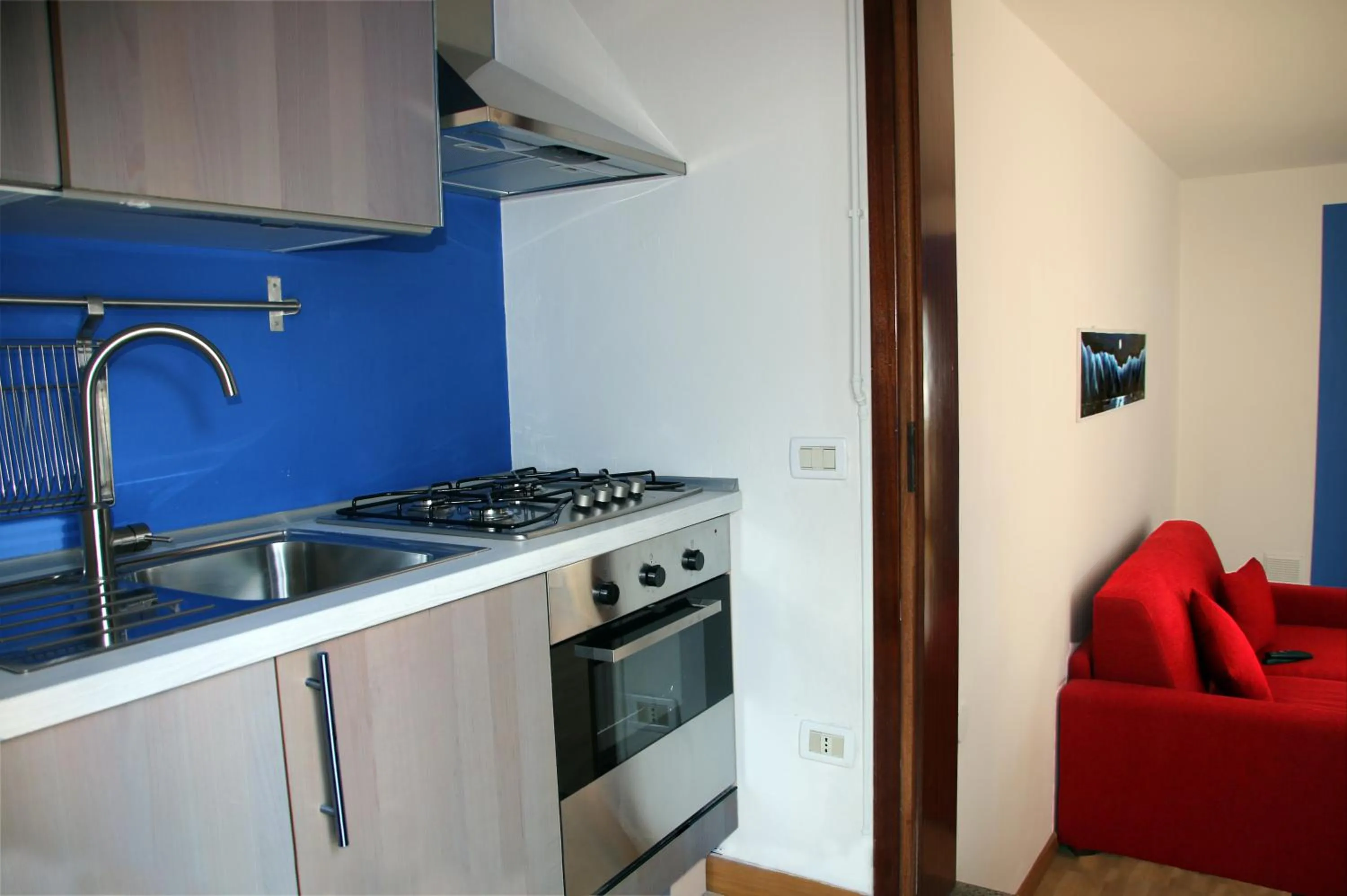 Kitchen or kitchenette in Hotel Bersagliere