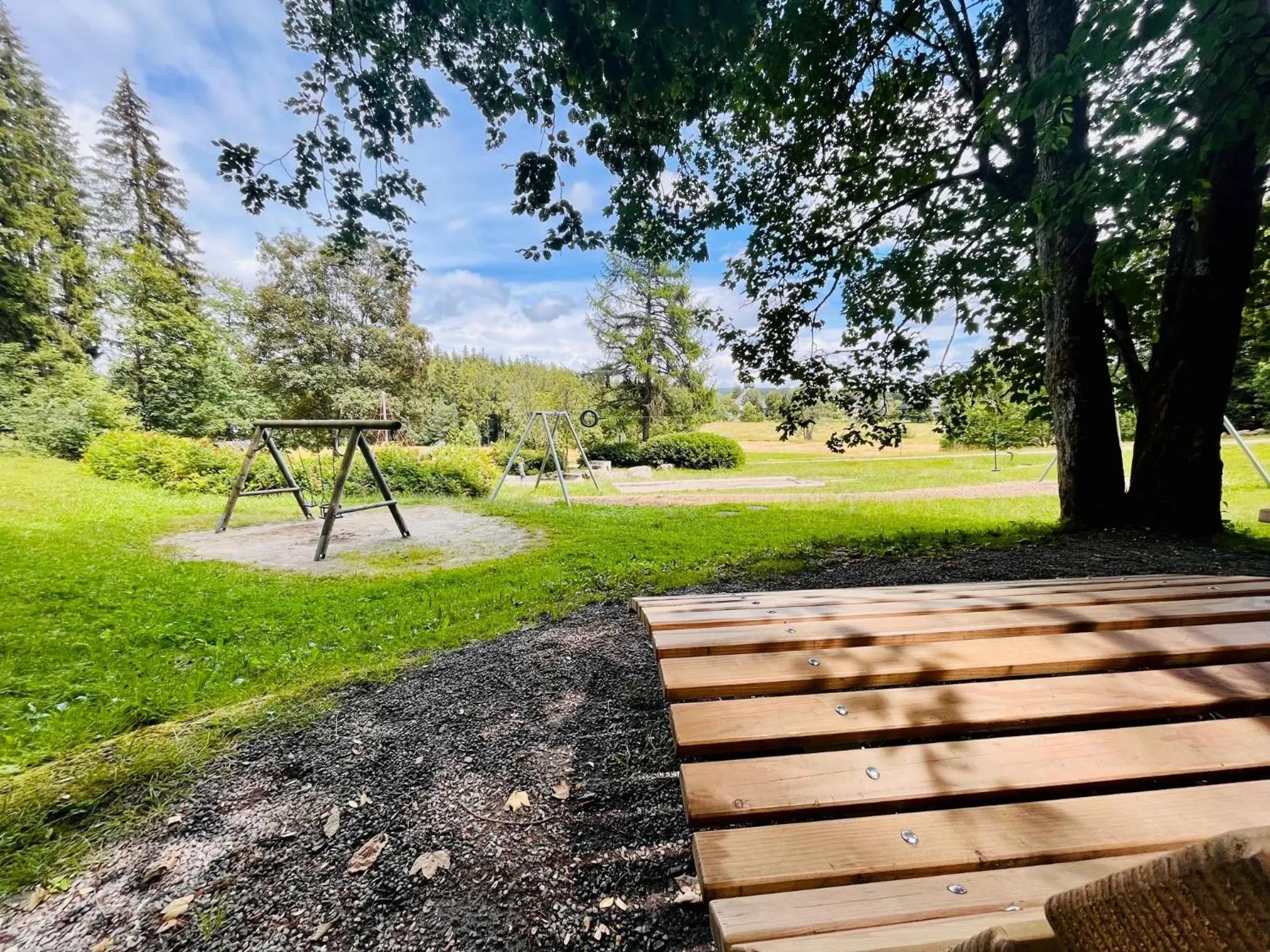 Children play ground in Hotel Sonnenberg Garni
