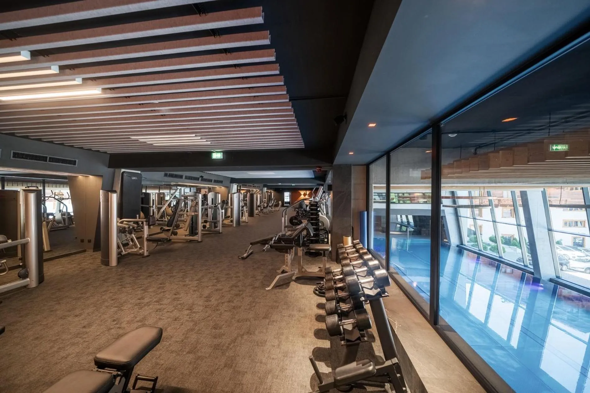 Fitness centre/facilities in Hotel META Resort & Vine SPA