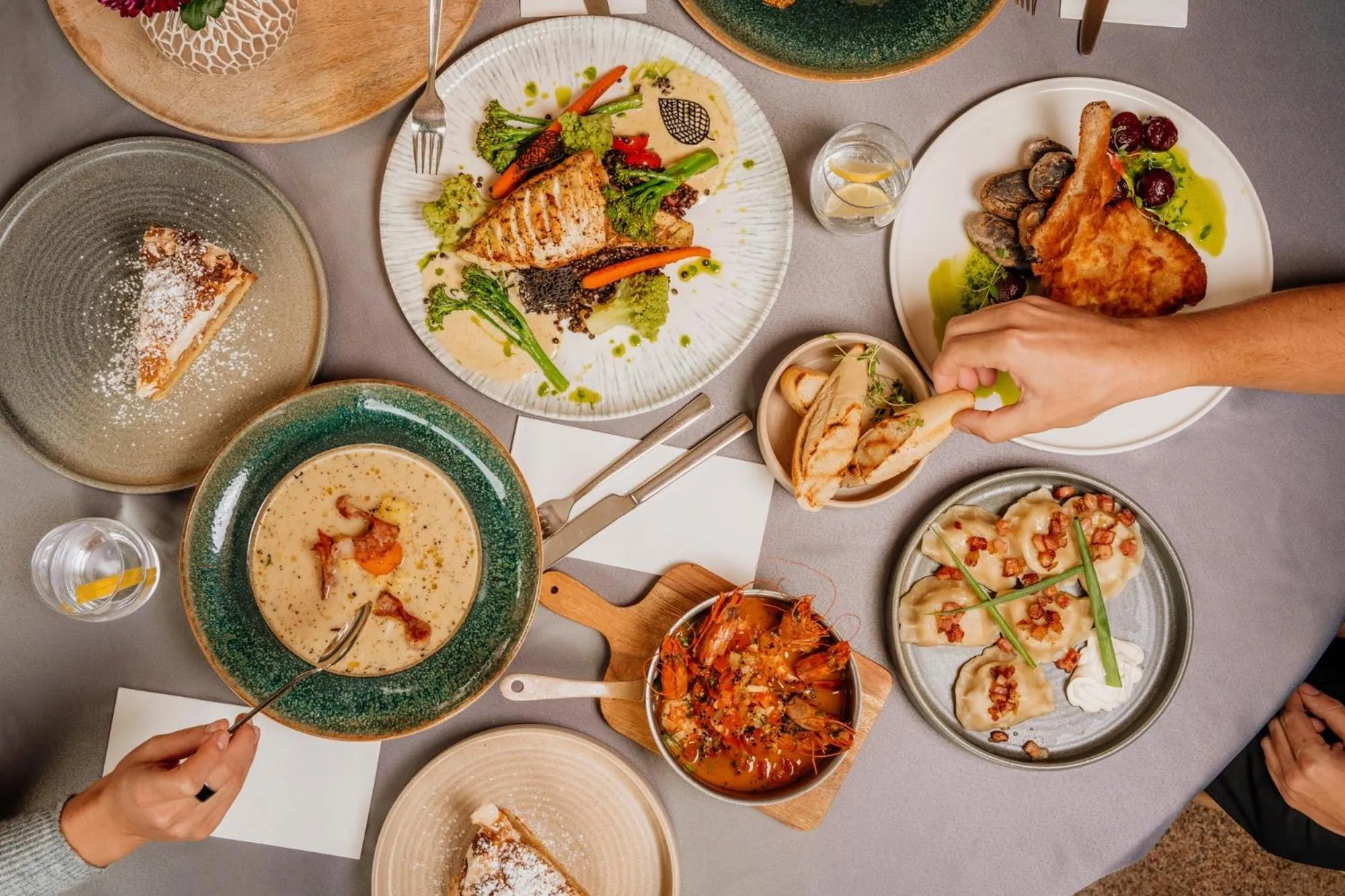 Food in Hotel META Resort & Vine SPA