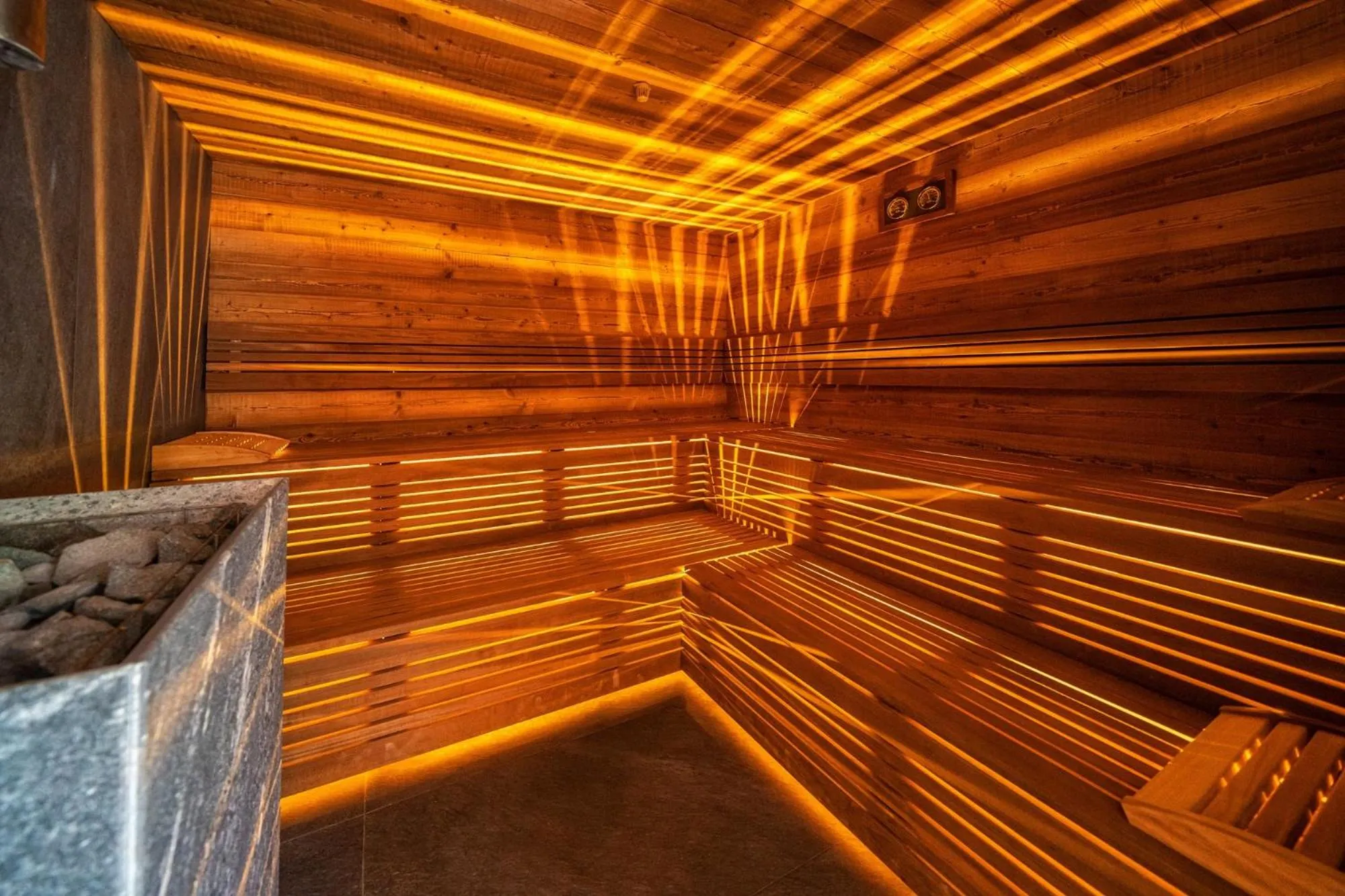 Sauna in Hotel META Resort & Vine SPA