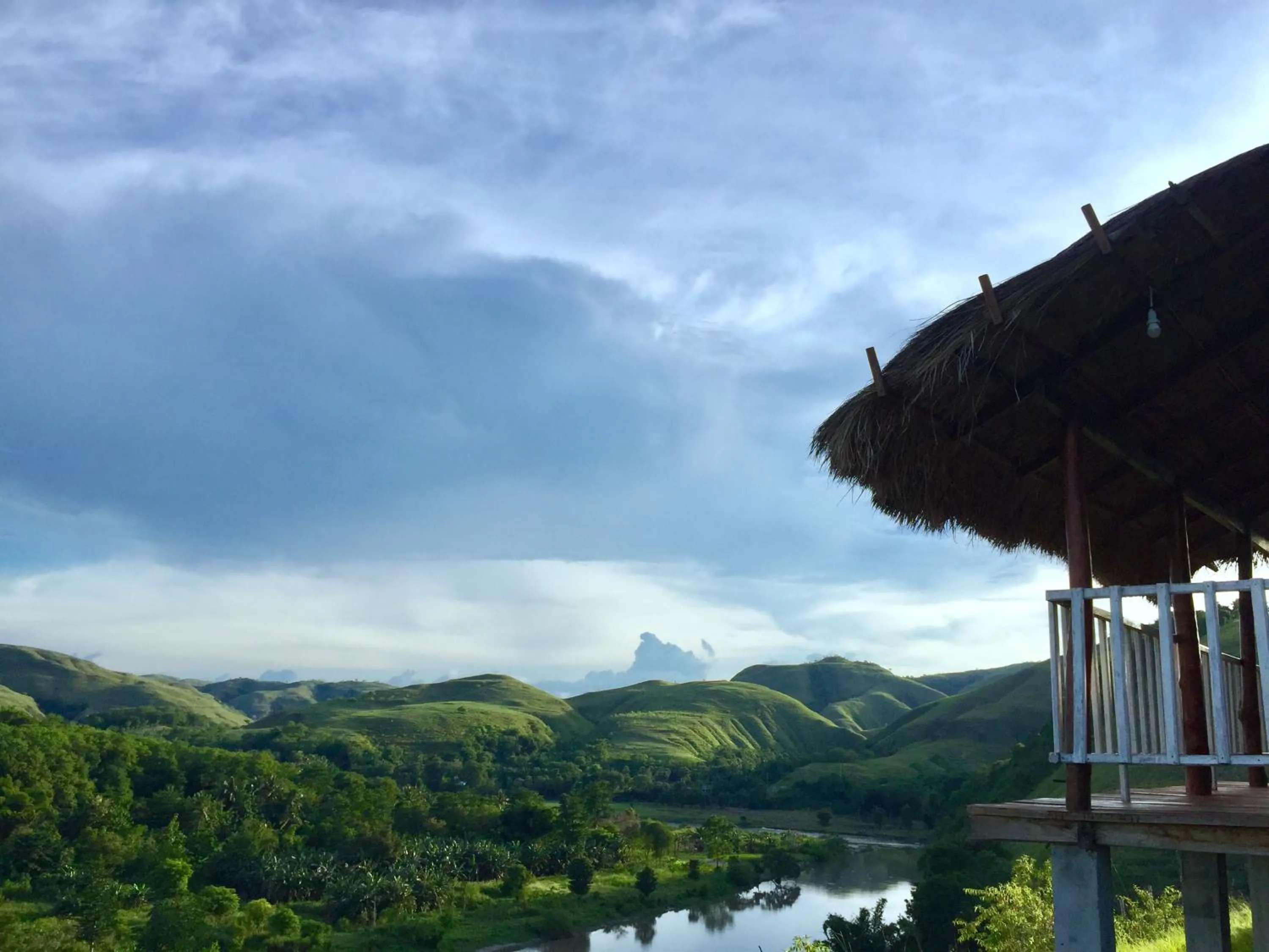 Balcony/Terrace in Morinda Villa and Resto