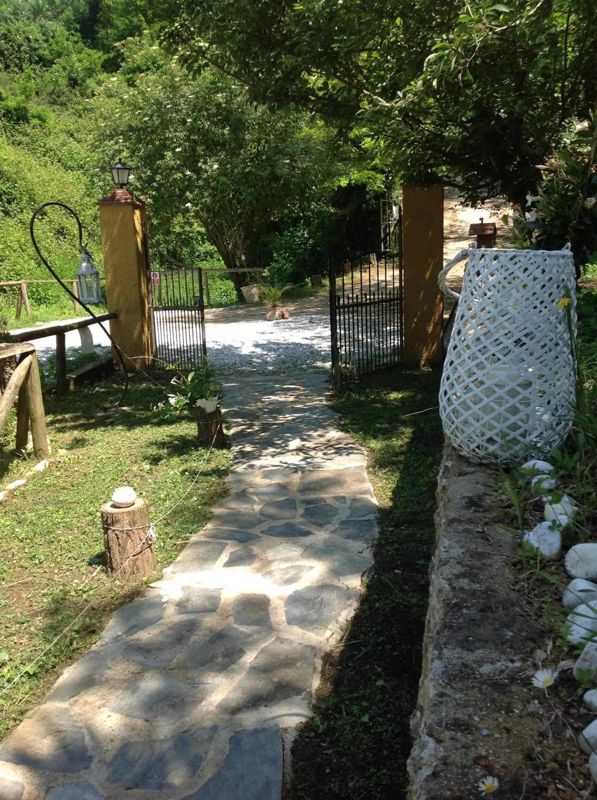 Garden in Guest House Antico Frantoio Pietrasanta Affittacamere