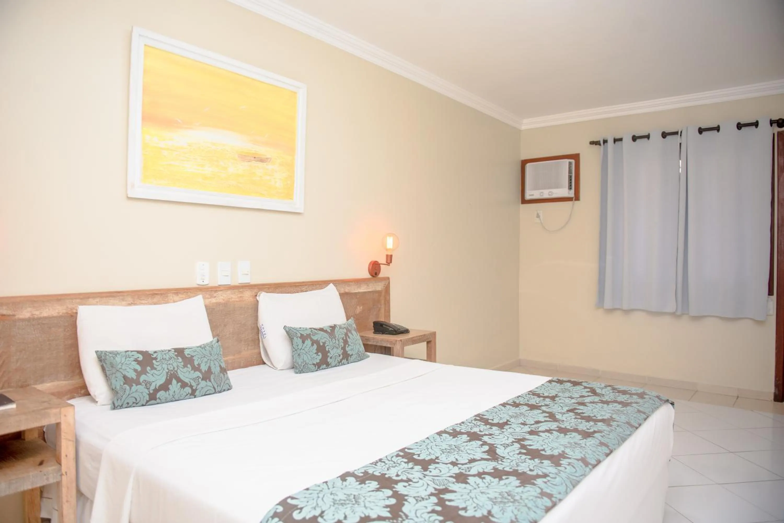 Bed in Hotel Don Quijote Búzios