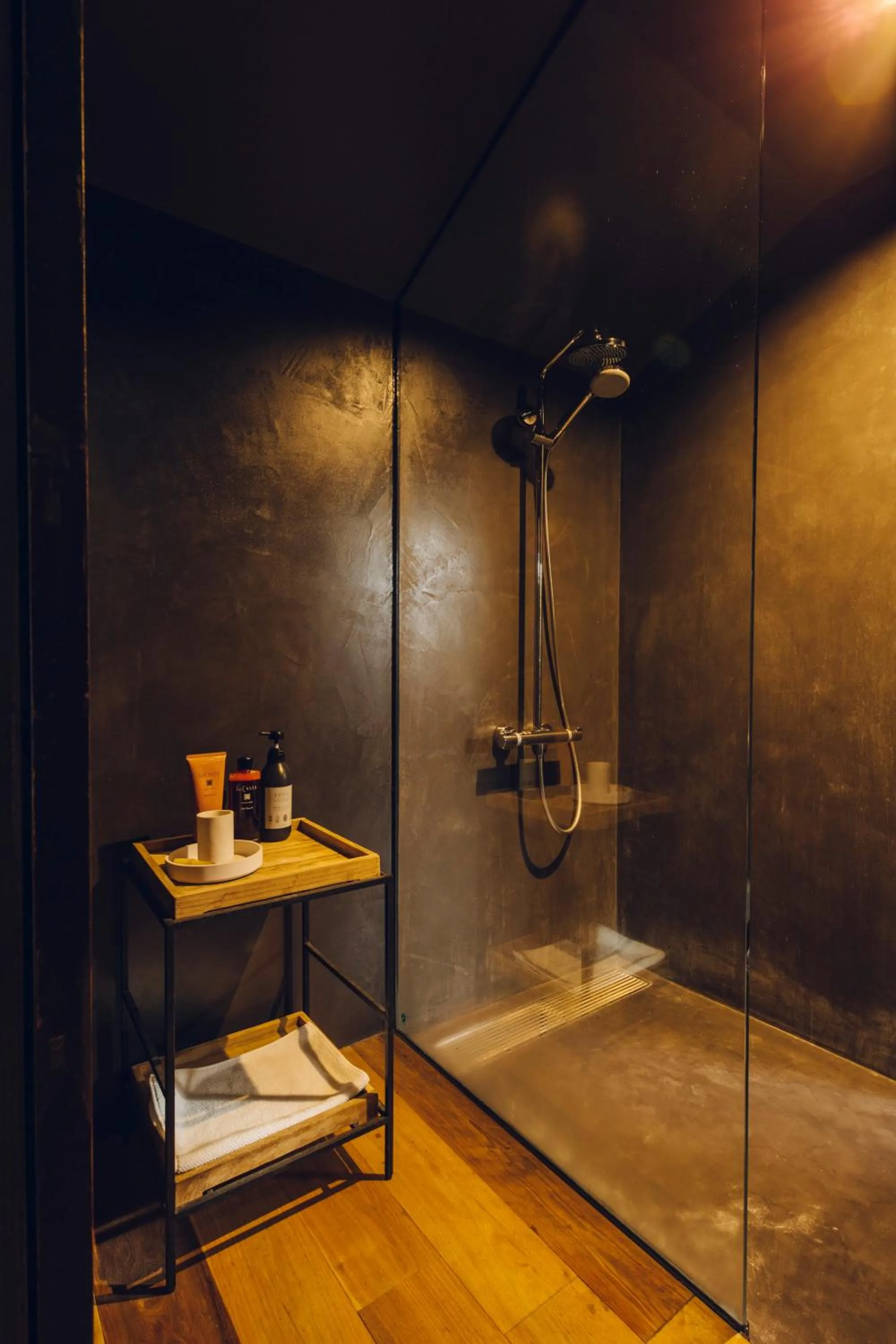 Shower in Tsukihi House Kyoto