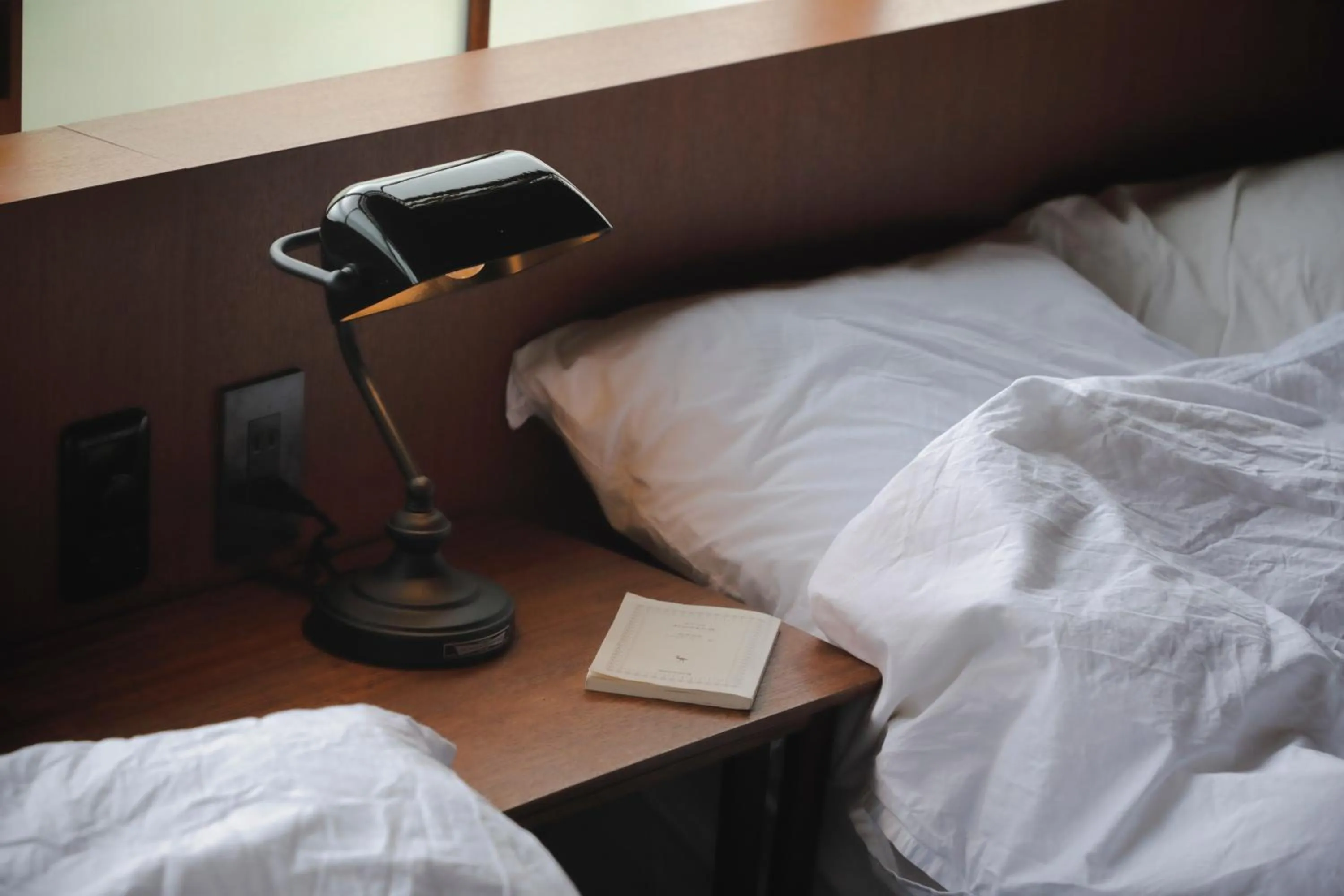 Bed in Tsukihi House Kyoto