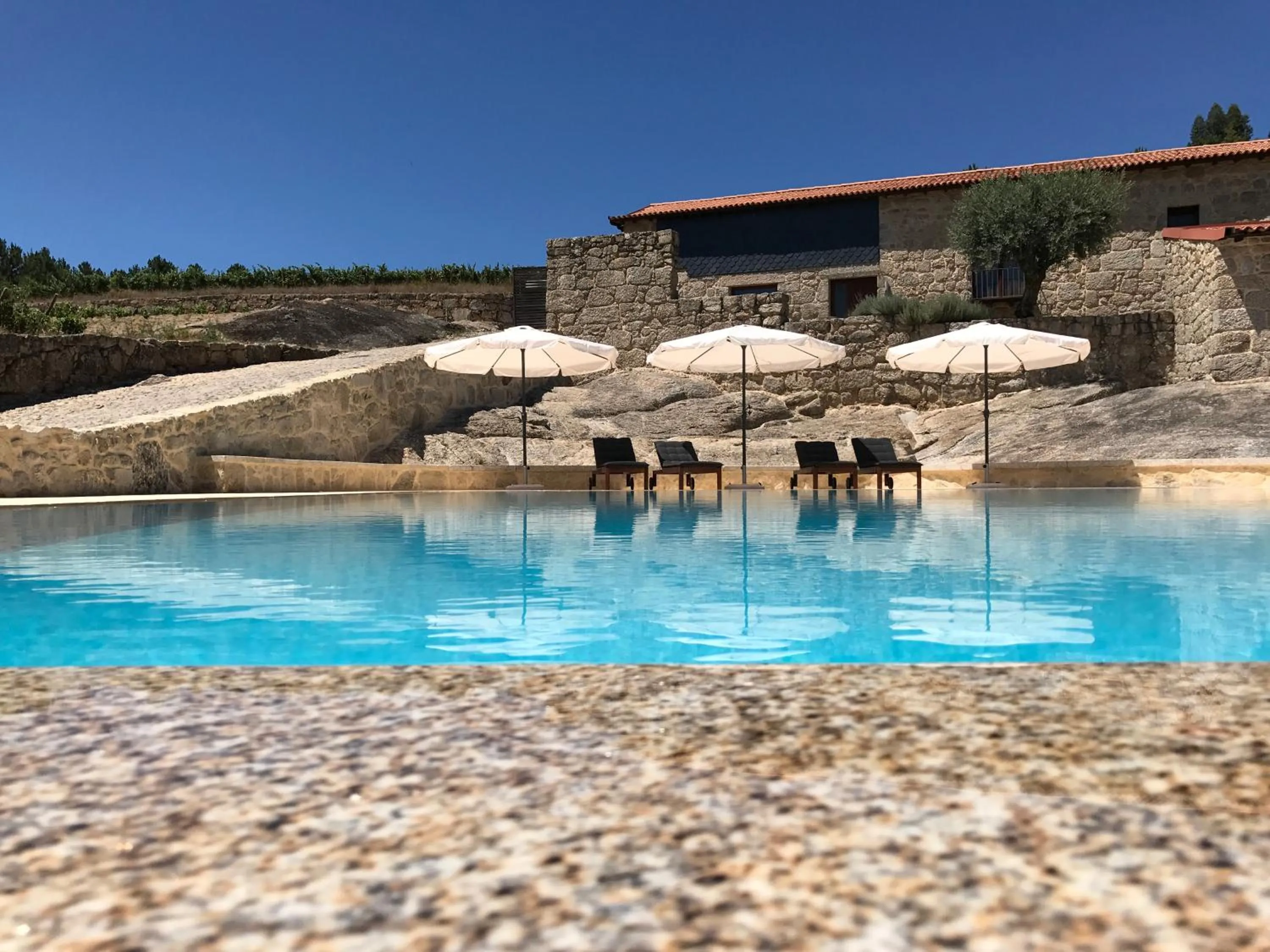 Swimming pool in Quinta do Medronheiro Hotel Rural