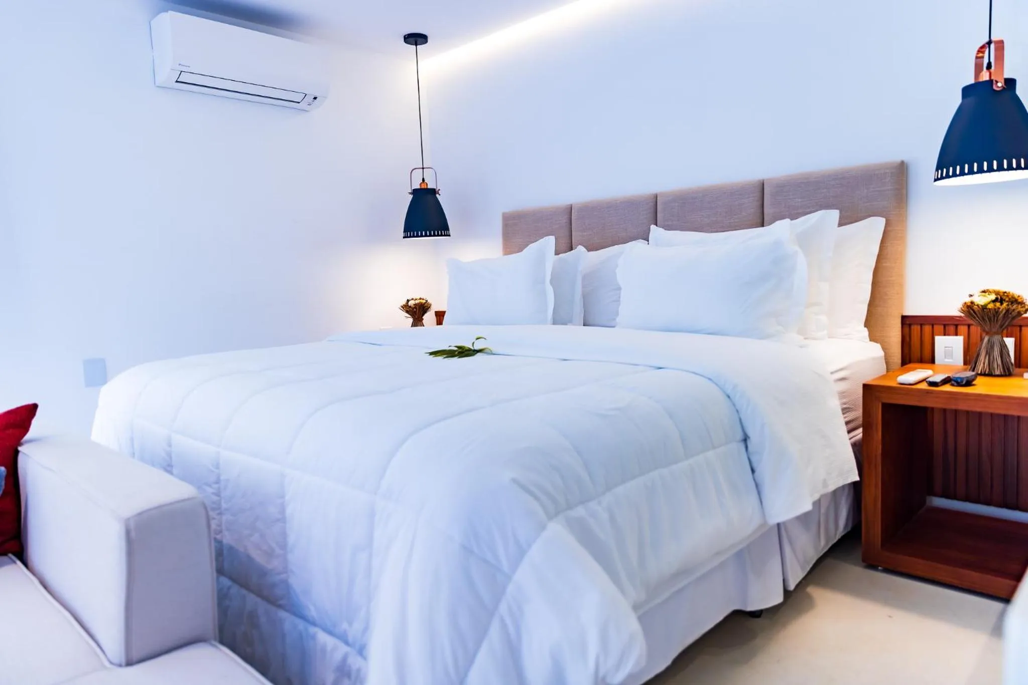 Bedroom, Bed in Pipa Lagoa Hotel