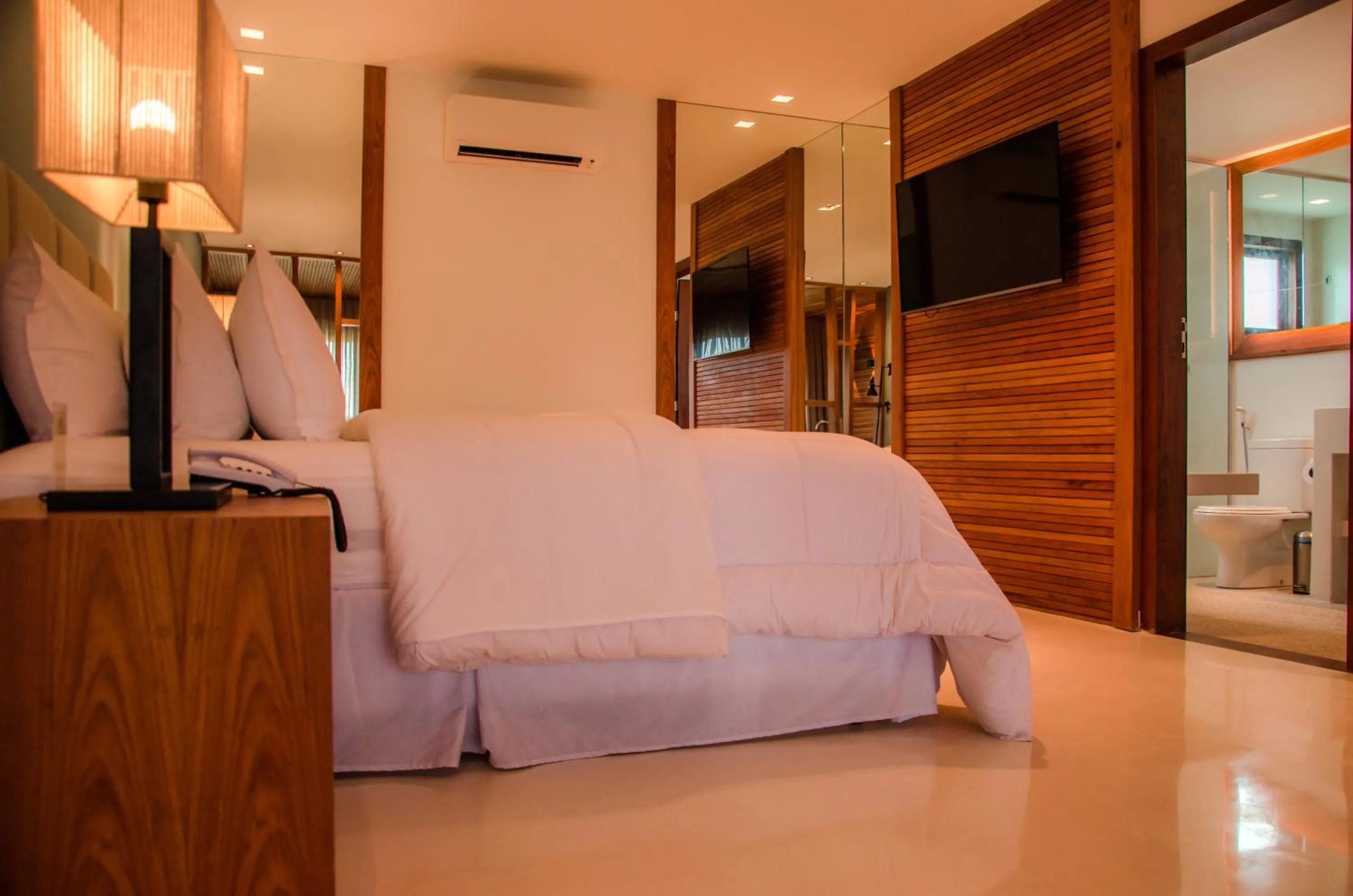 Bedroom, Bed in Pipa Lagoa Hotel