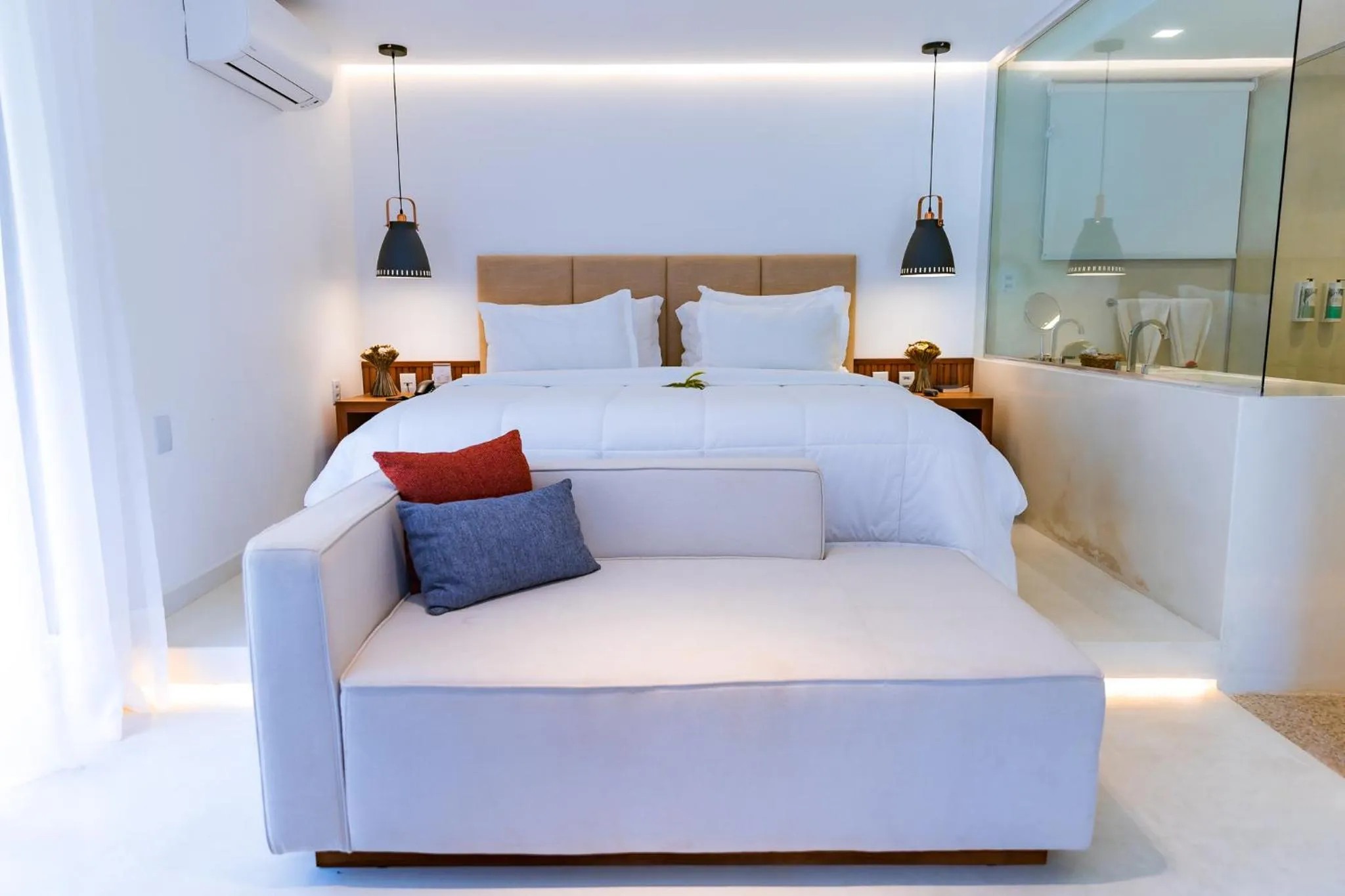 Bedroom, Bed in Pipa Lagoa Hotel