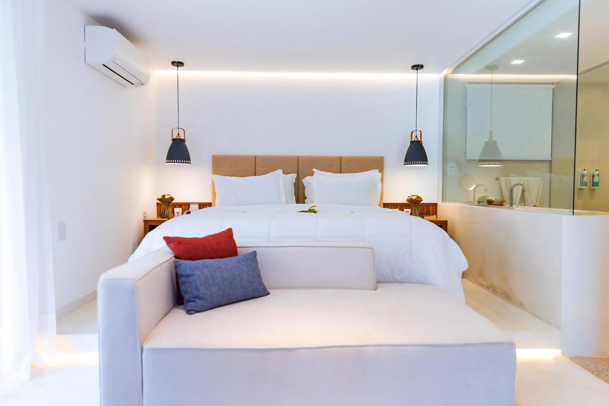 Bedroom, Bed in Pipa Lagoa Hotel