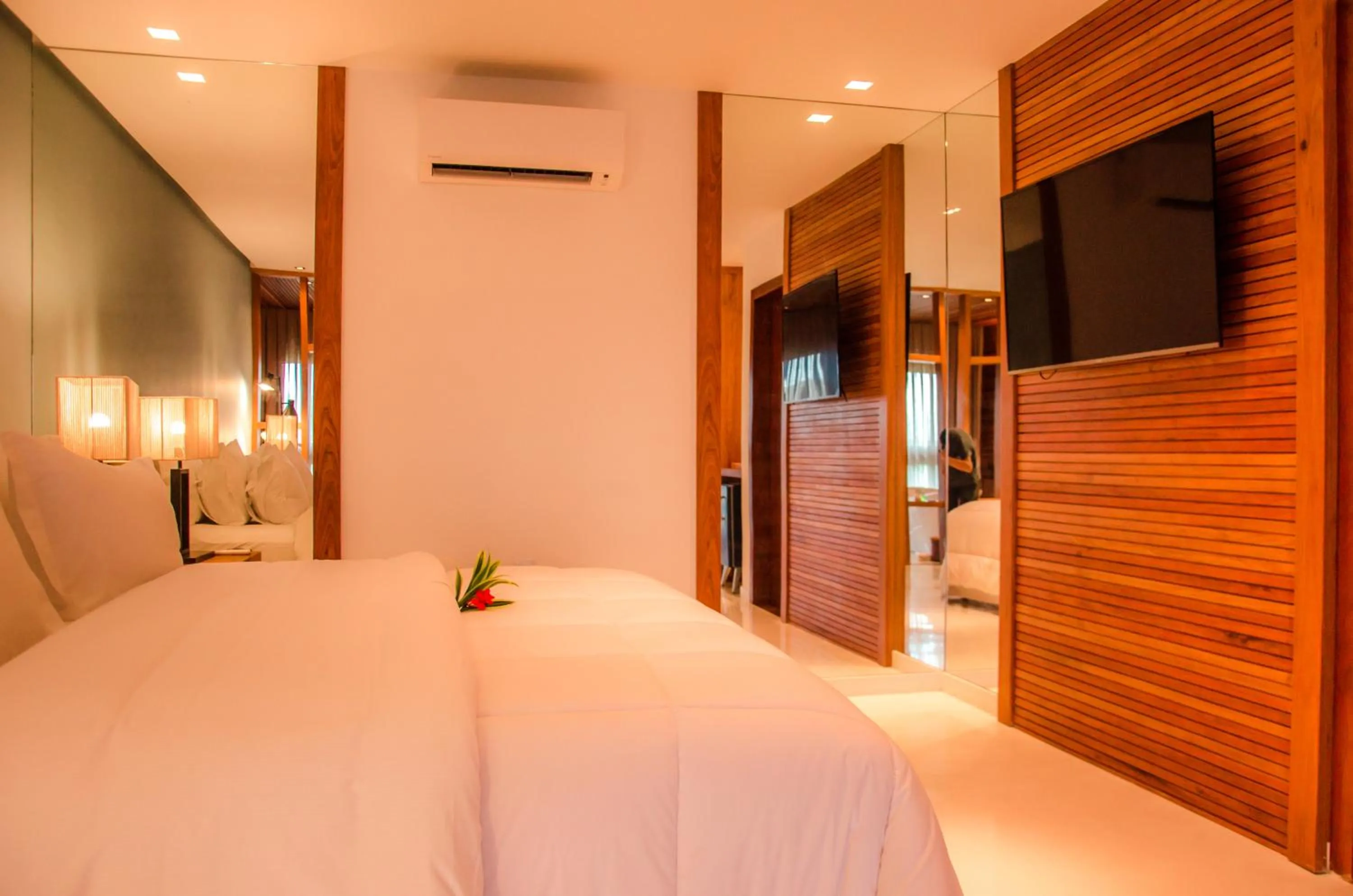 Bed in Pipa Lagoa Hotel