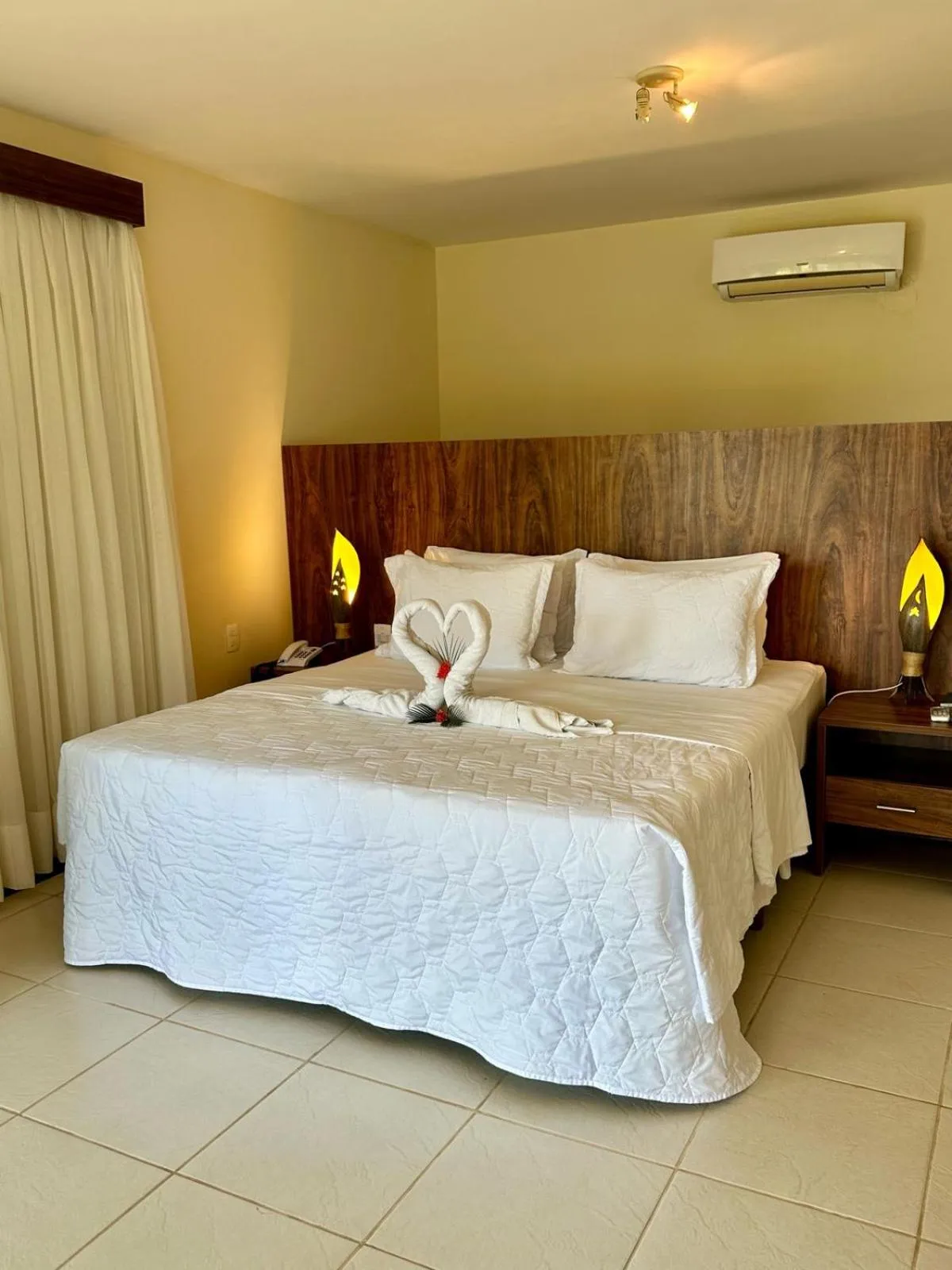 Bed in Pipa Lagoa Hotel