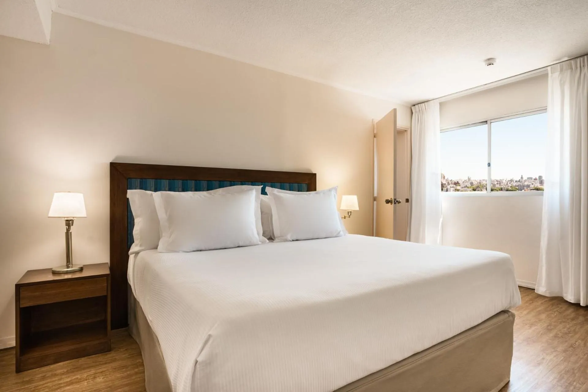 Bed in Alfa Suites - Montevideo