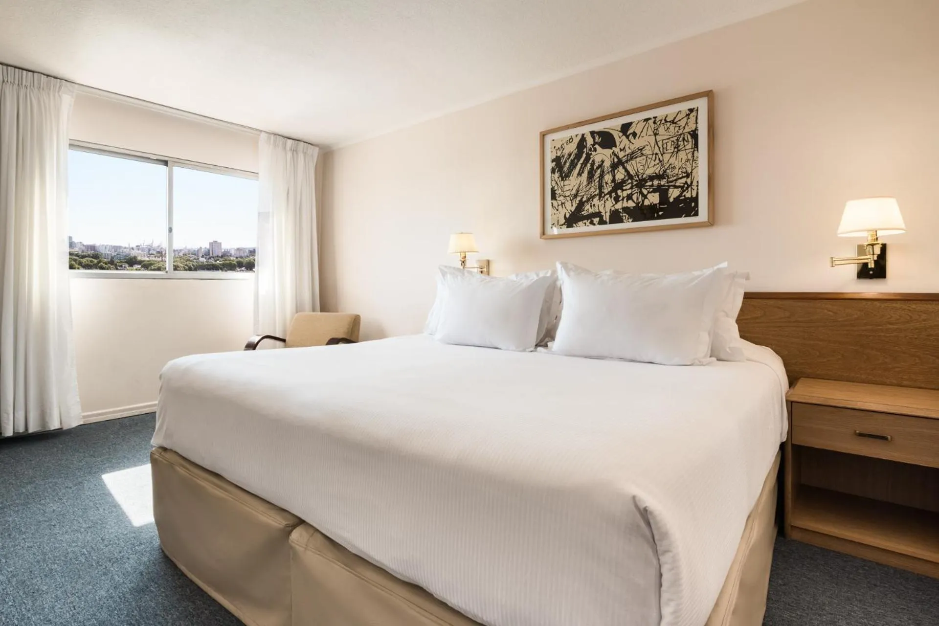 Bed in Alfa Suites - Montevideo