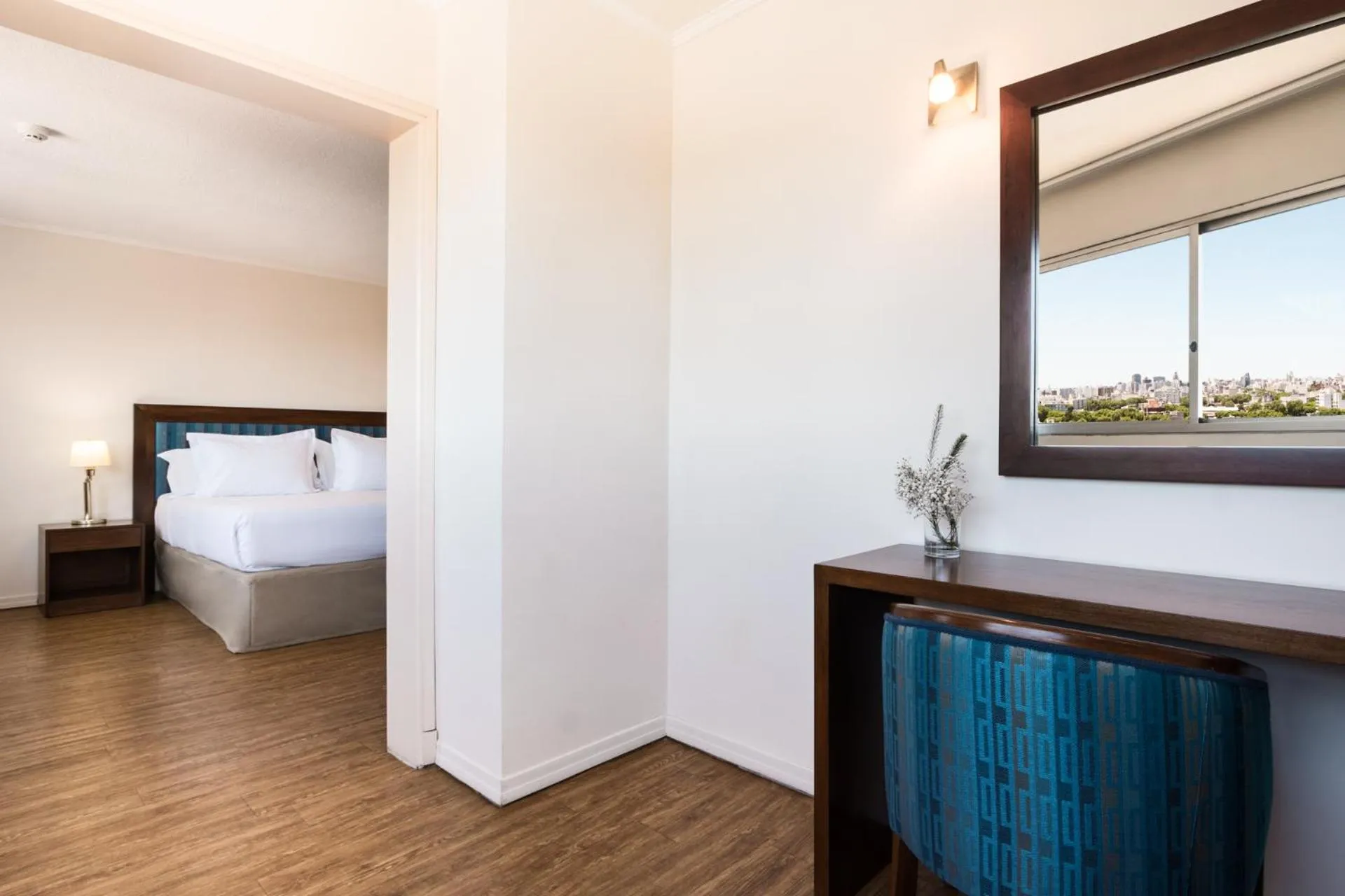 Bed in Alfa Suites - Montevideo