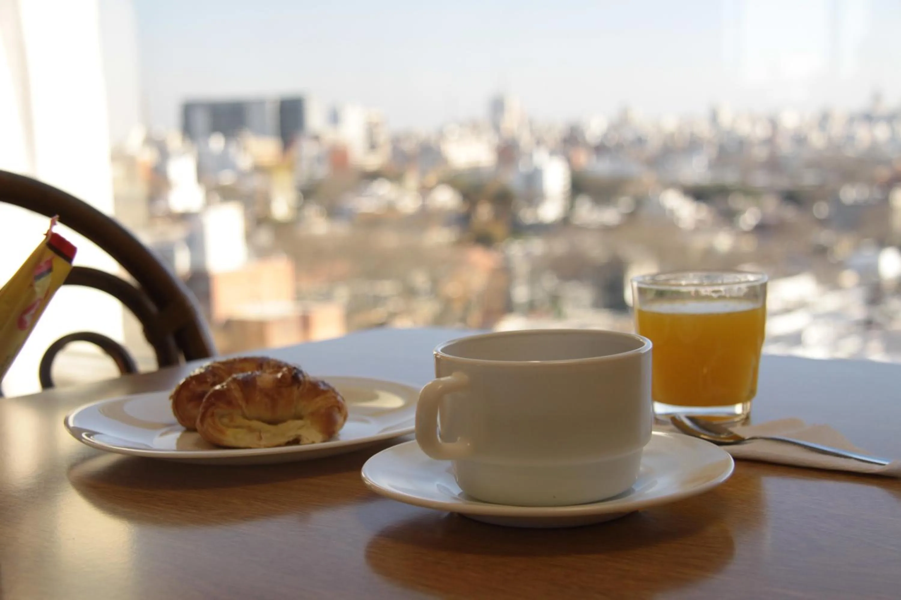Buffet breakfast in Alfa Suites - Montevideo