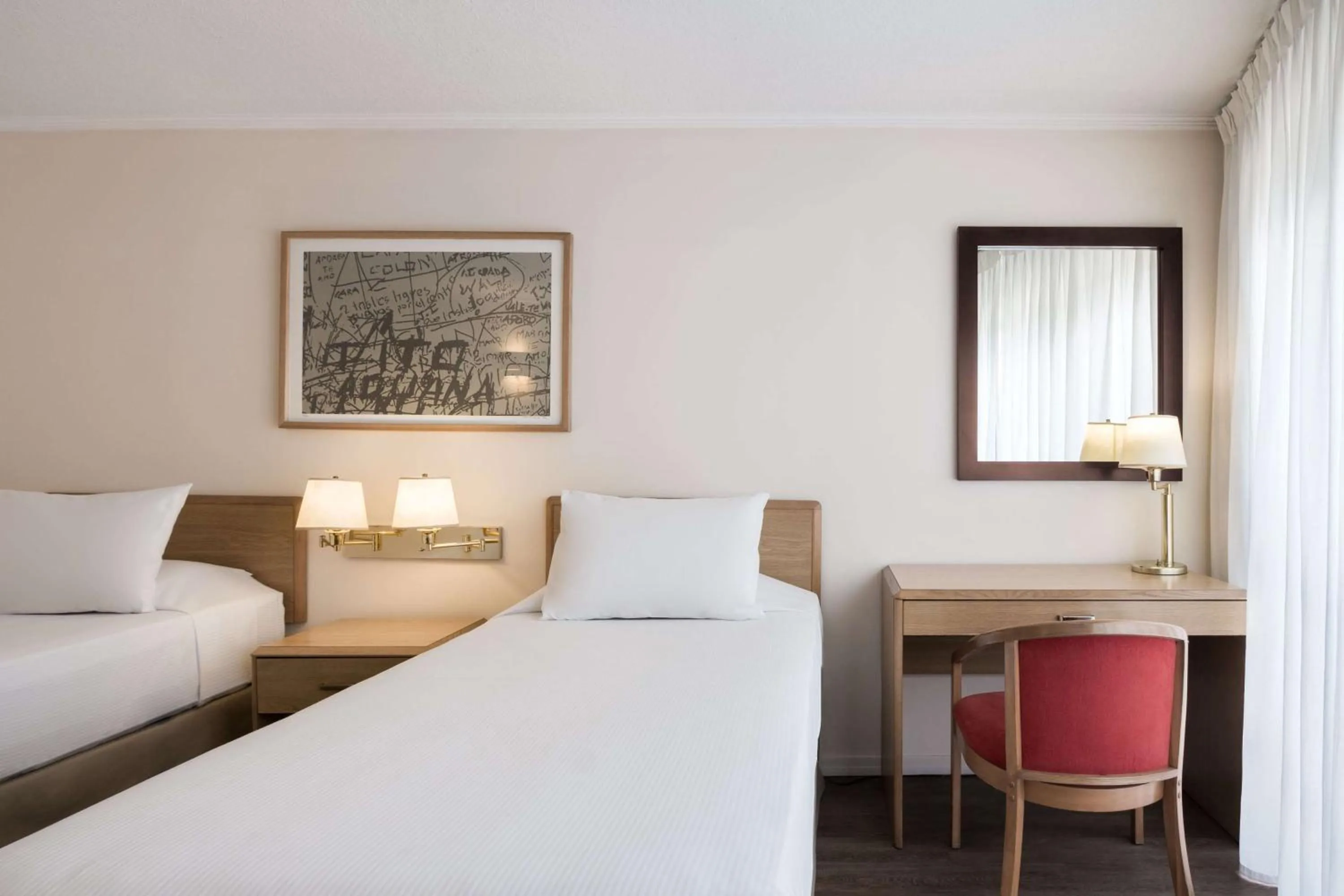 Photo of the whole room, Bed in Alfa Suites - Montevideo