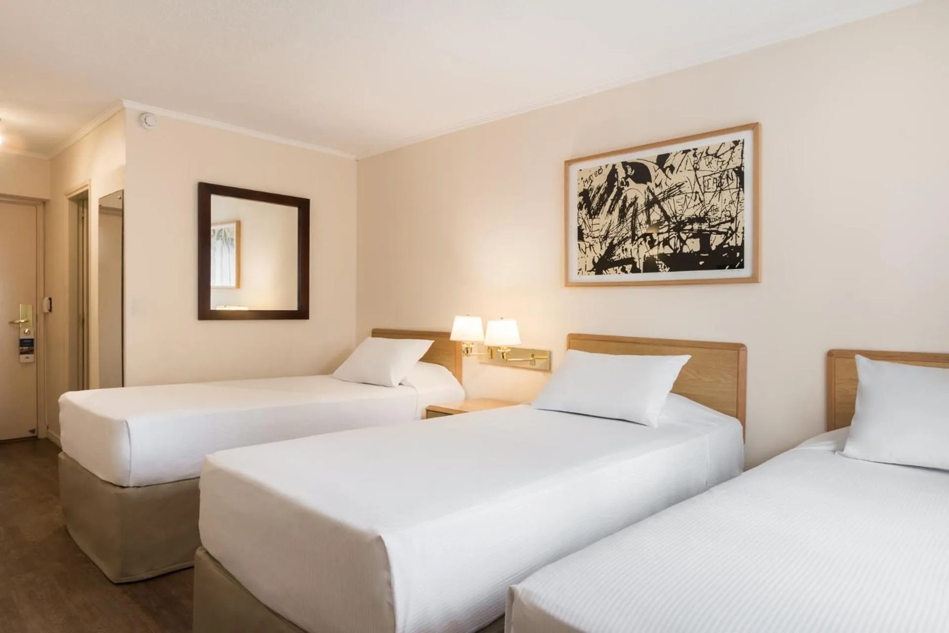 Bed in Alfa Suites - Montevideo